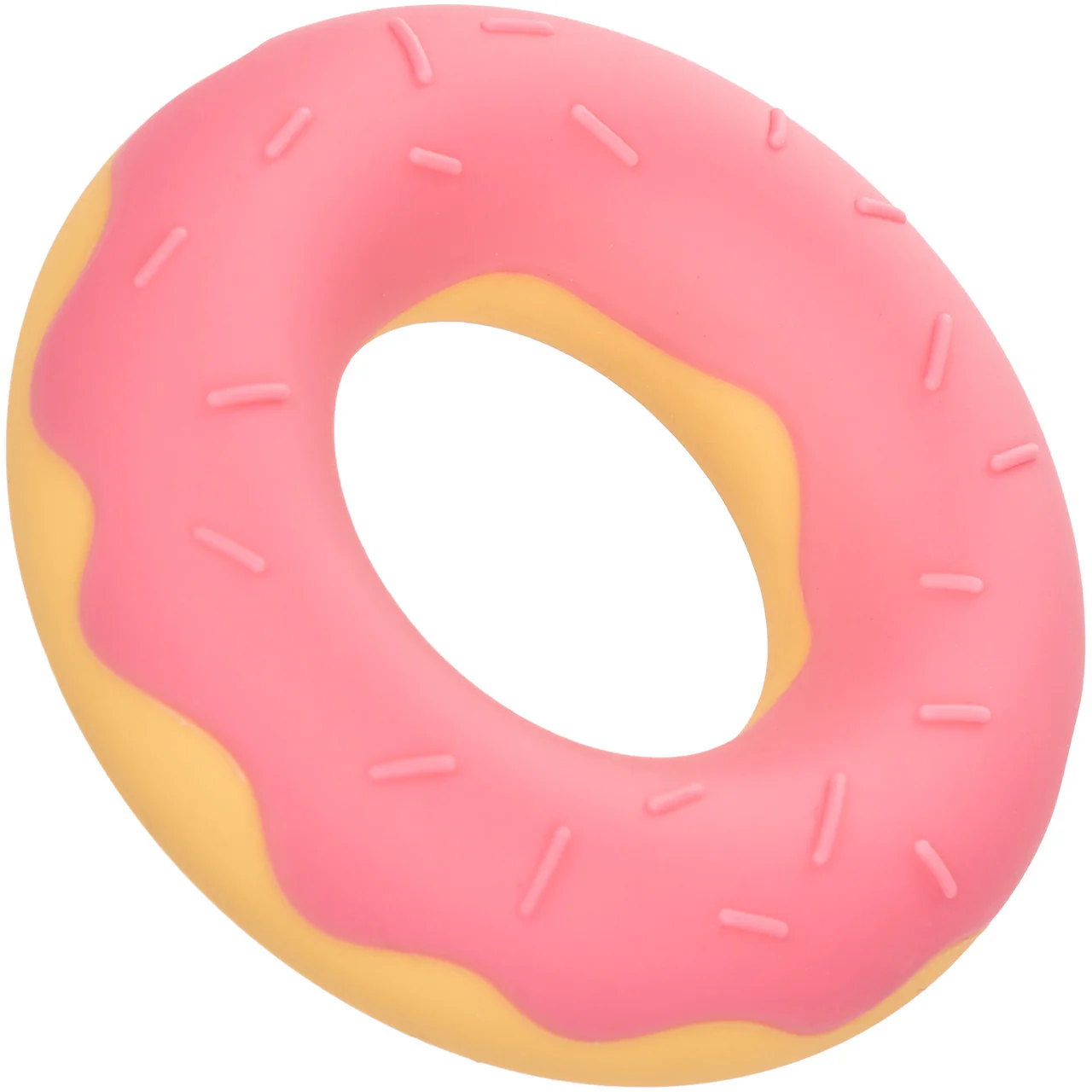 Naughty Bits Dickin' Donuts Silicone Donut Cock Ring By CalExotics - Pink - Image 5