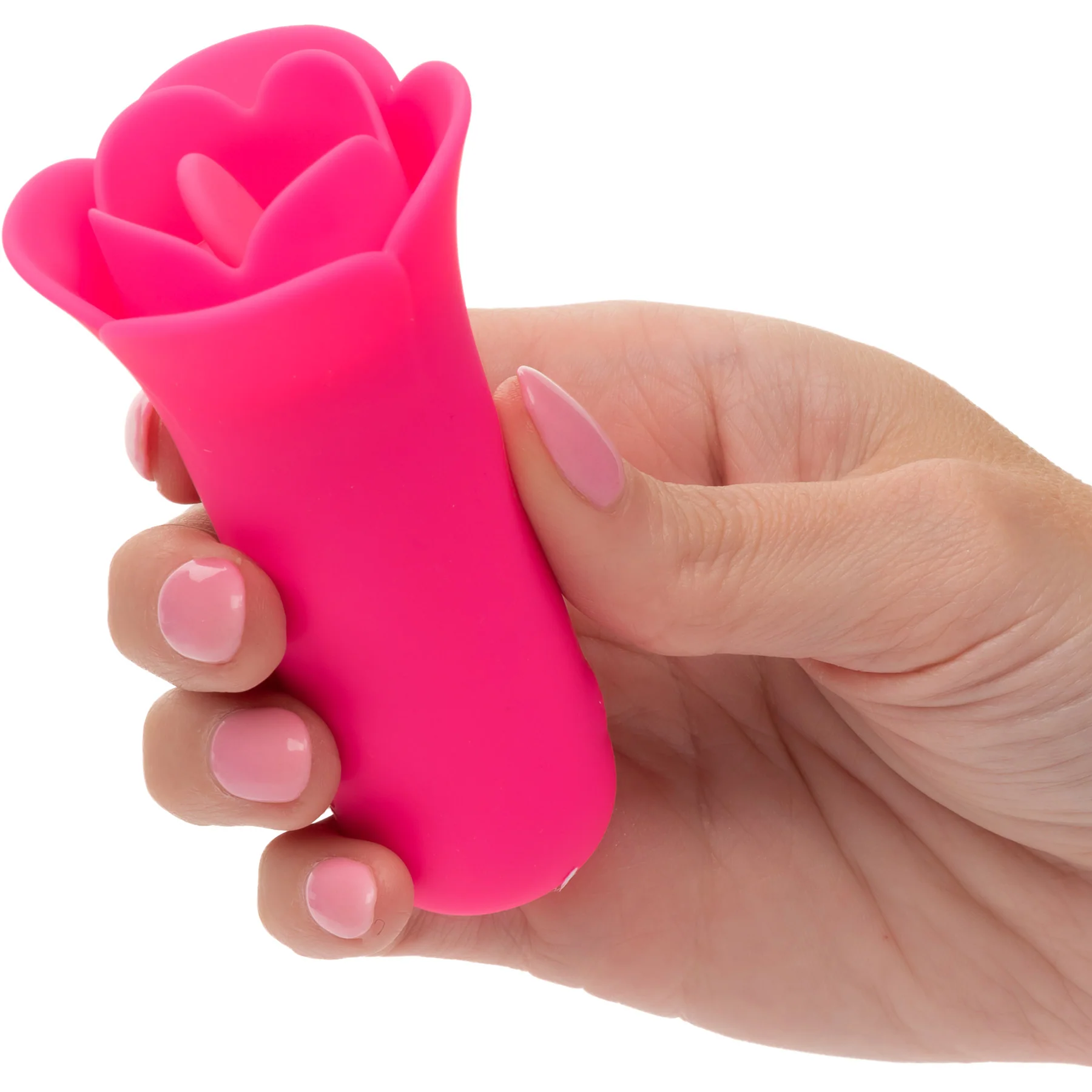 Naughty Bits® Lily Licker Mini Flower Flicker Rechargeable Silicone Vibrator By CalExotics - Image 2