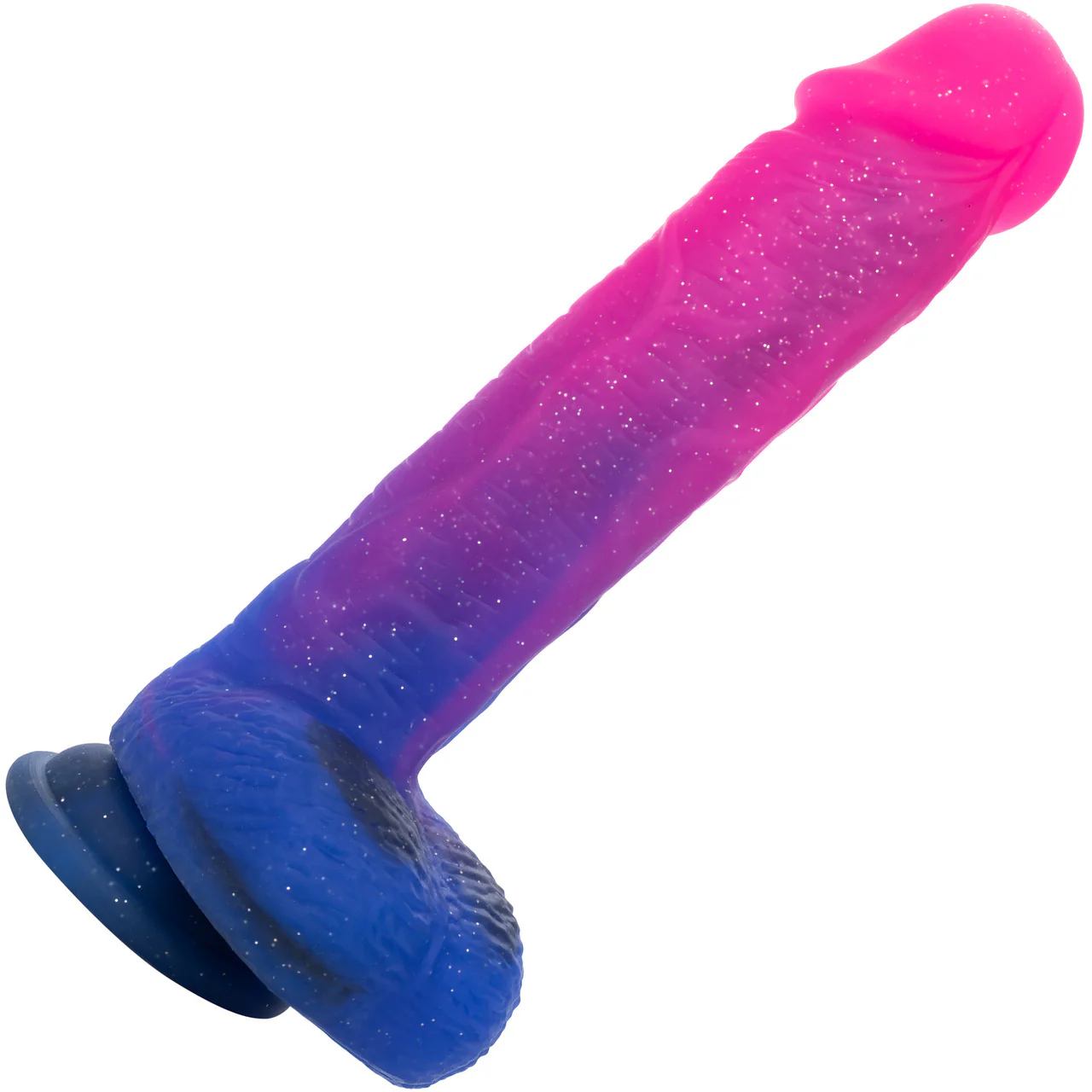 Naughty Bits Ombré Hombre XL Silicone Vibrating Suction Cup 8.5" Dildo by CalExotics - Image 3