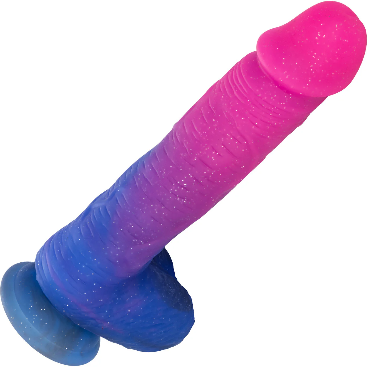 Naughty Bits Ombré Hombre XL Silicone Vibrating Suction Cup 8.5" Dildo by CalExotics - Image 5