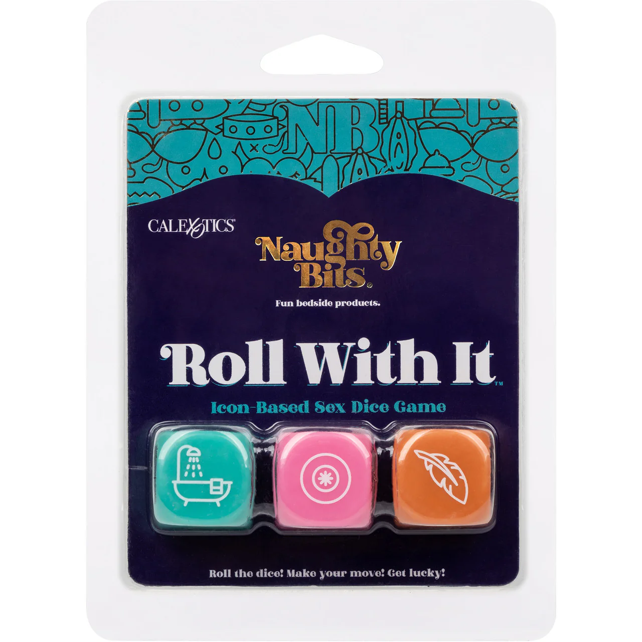 Naughty Bits Roll With It Icon-Based Sex Dice Game By CalExotics - Image 9