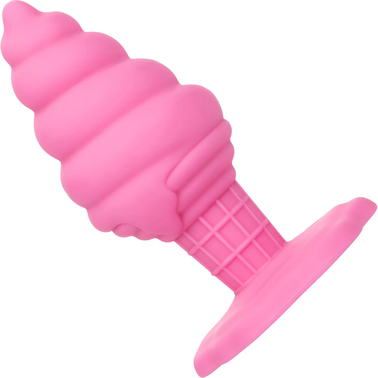 Naughty Bits Yum Bum Ice Cream Cone Silicone Butt Plug By CalExotics - Pink - Image 2