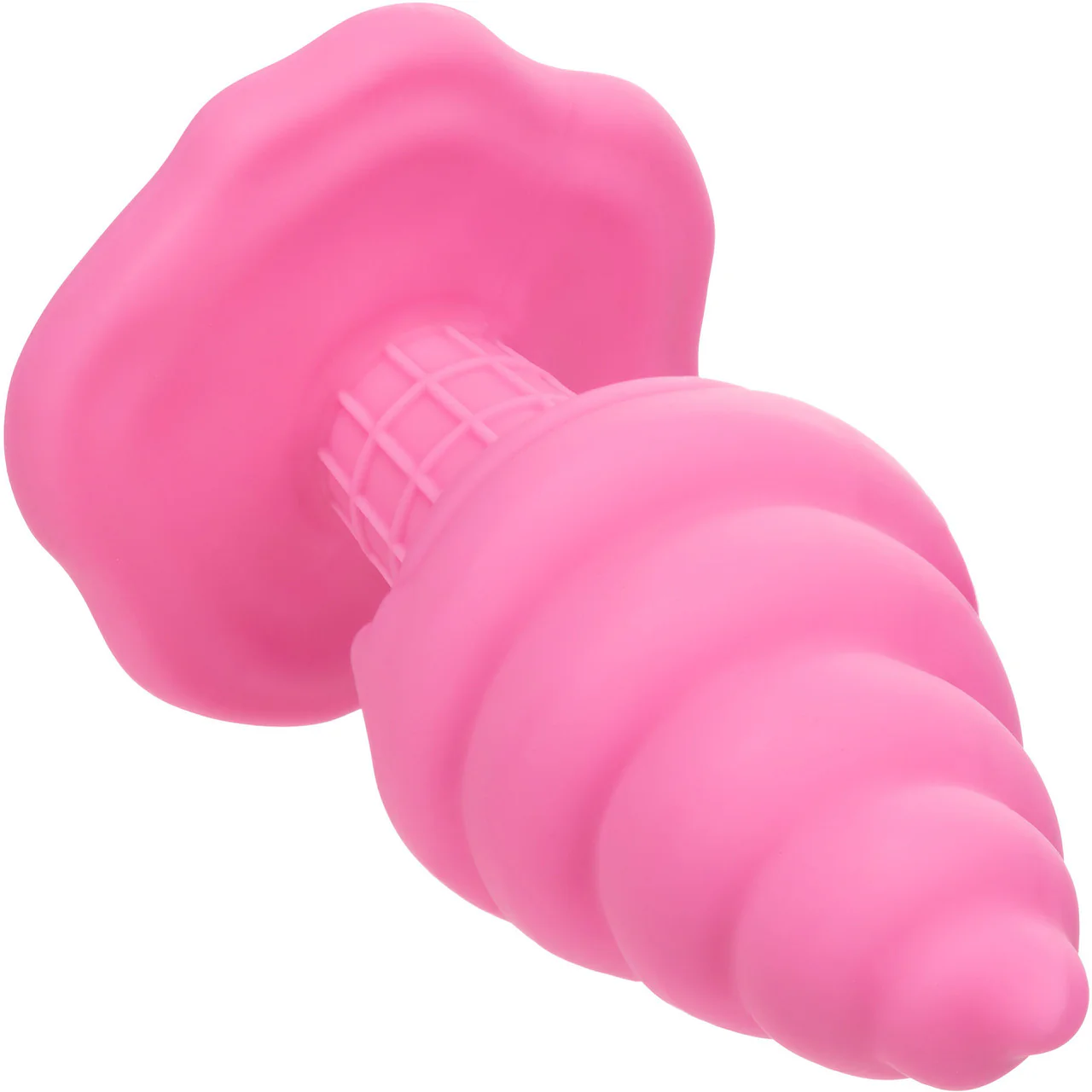Naughty Bits Yum Bum Ice Cream Cone Silicone Butt Plug By CalExotics - Pink - Image 4