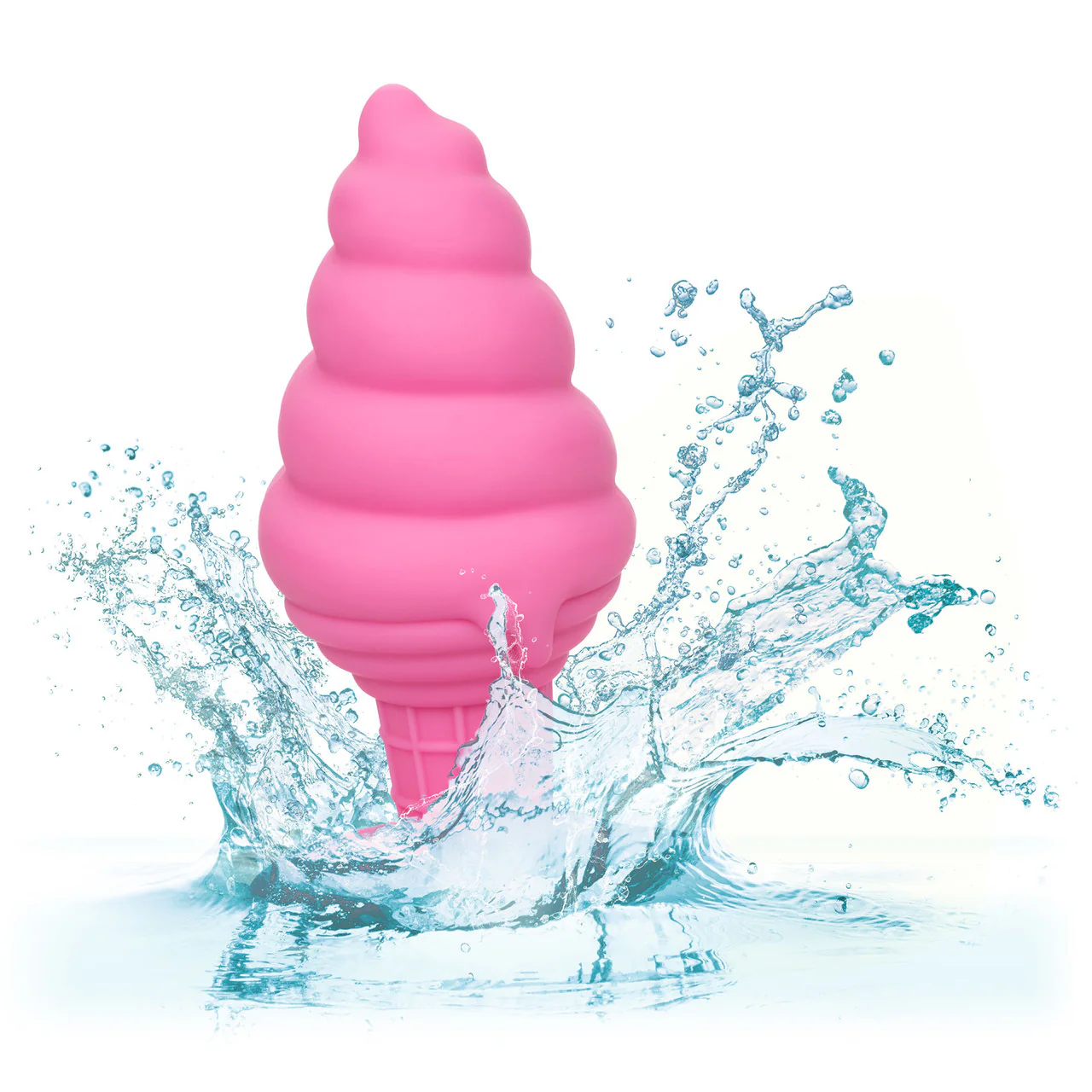 Naughty Bits Yum Bum Ice Cream Cone Silicone Butt Plug By CalExotics - Pink - Image 7