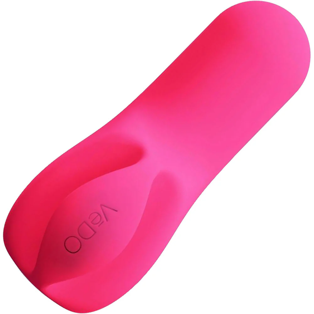 NEA Rechargeable Silicone Waterproof Vibrating Finger Bullet  by VeDO - Foxy Pink