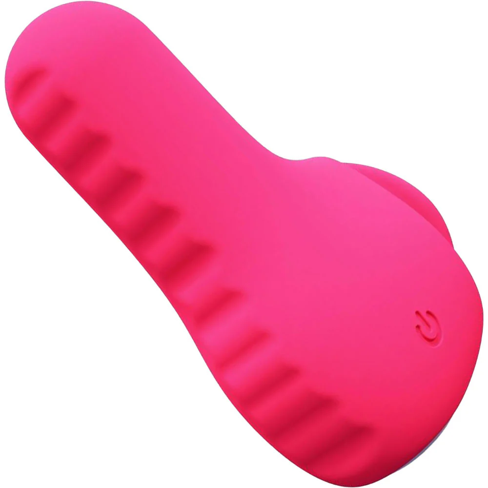 NEA Rechargeable Silicone Waterproof Vibrating Finger Bullet  by VeDO - Foxy Pink - Image 2
