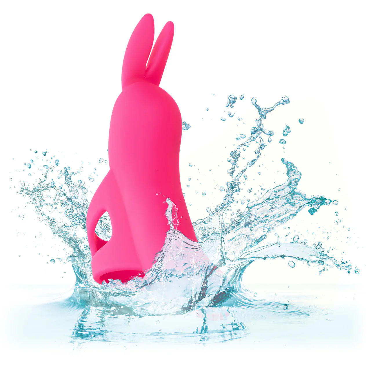 Neon Vibes - The Flirty Vibe Rechargeable Silicone Finger Vibrator By CalExotics - Pink - Image 13