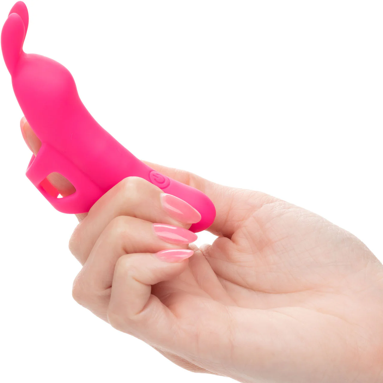 Neon Vibes - The Flirty Vibe Rechargeable Silicone Finger Vibrator By CalExotics - Pink - Image 4