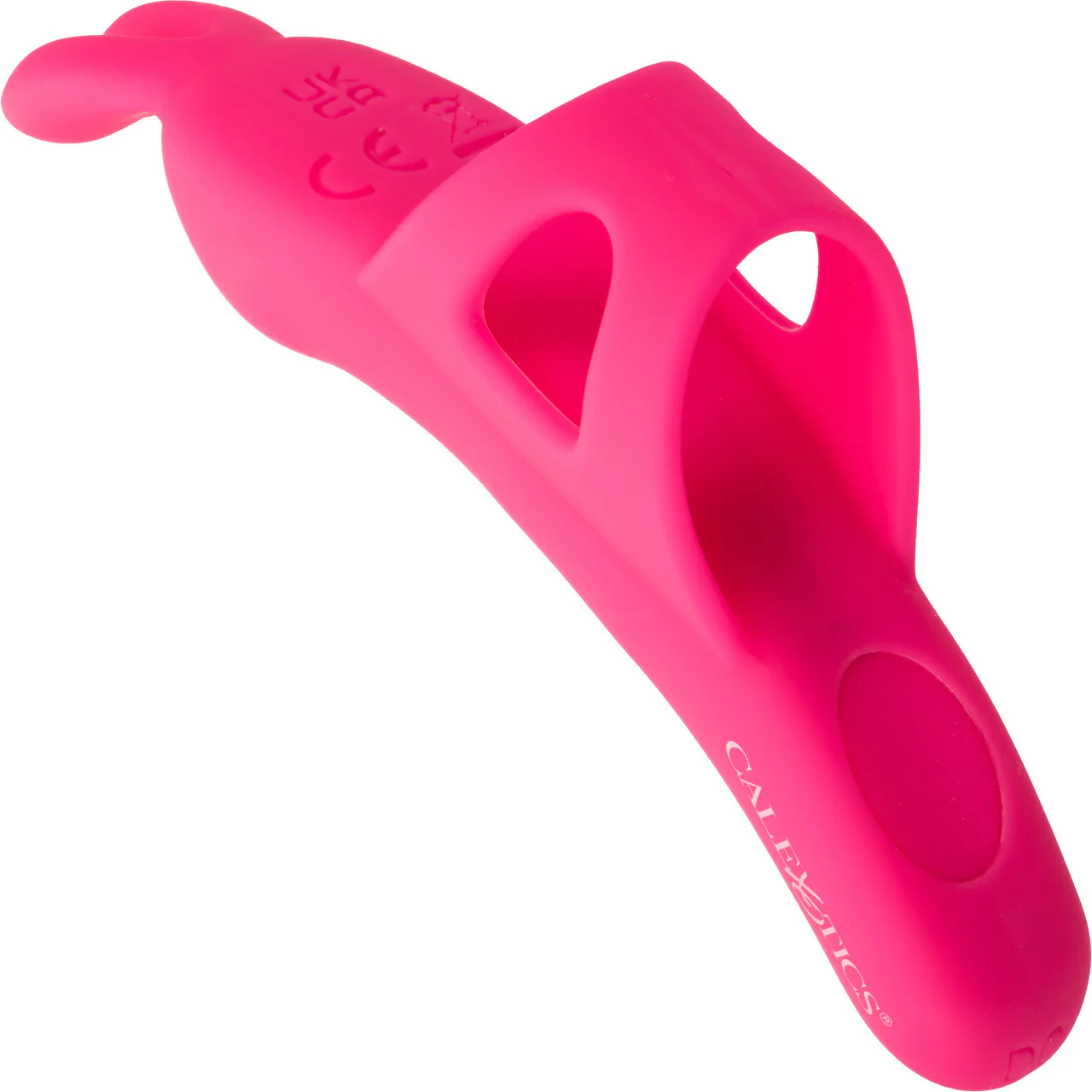 Neon Vibes - The Flirty Vibe Rechargeable Silicone Finger Vibrator By CalExotics - Pink - Image 9