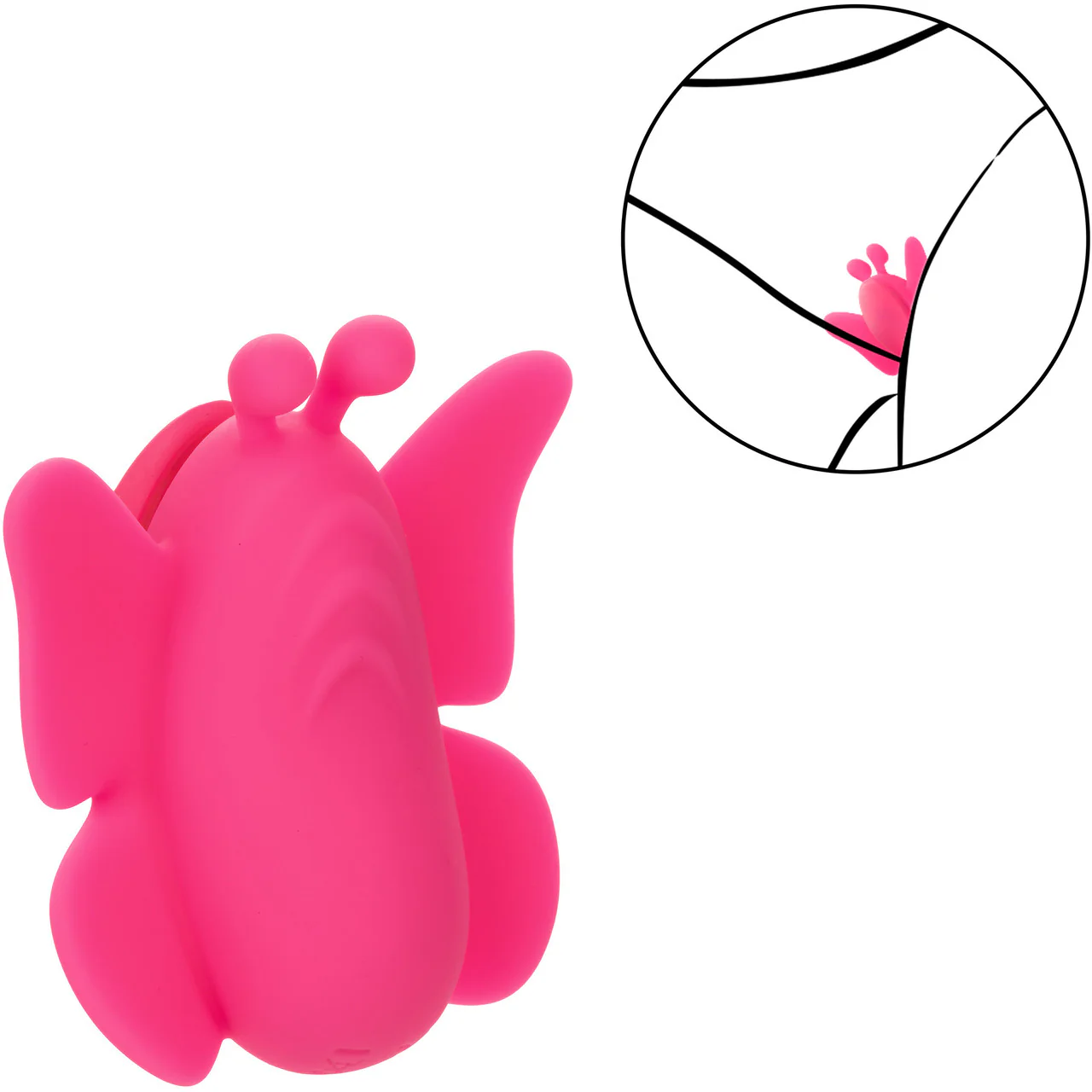 Neon Vibes The Flutter Vibe Rechargeable Waterproof Silicone Magnetic Panty Vibrator By CalExotics - Image 7