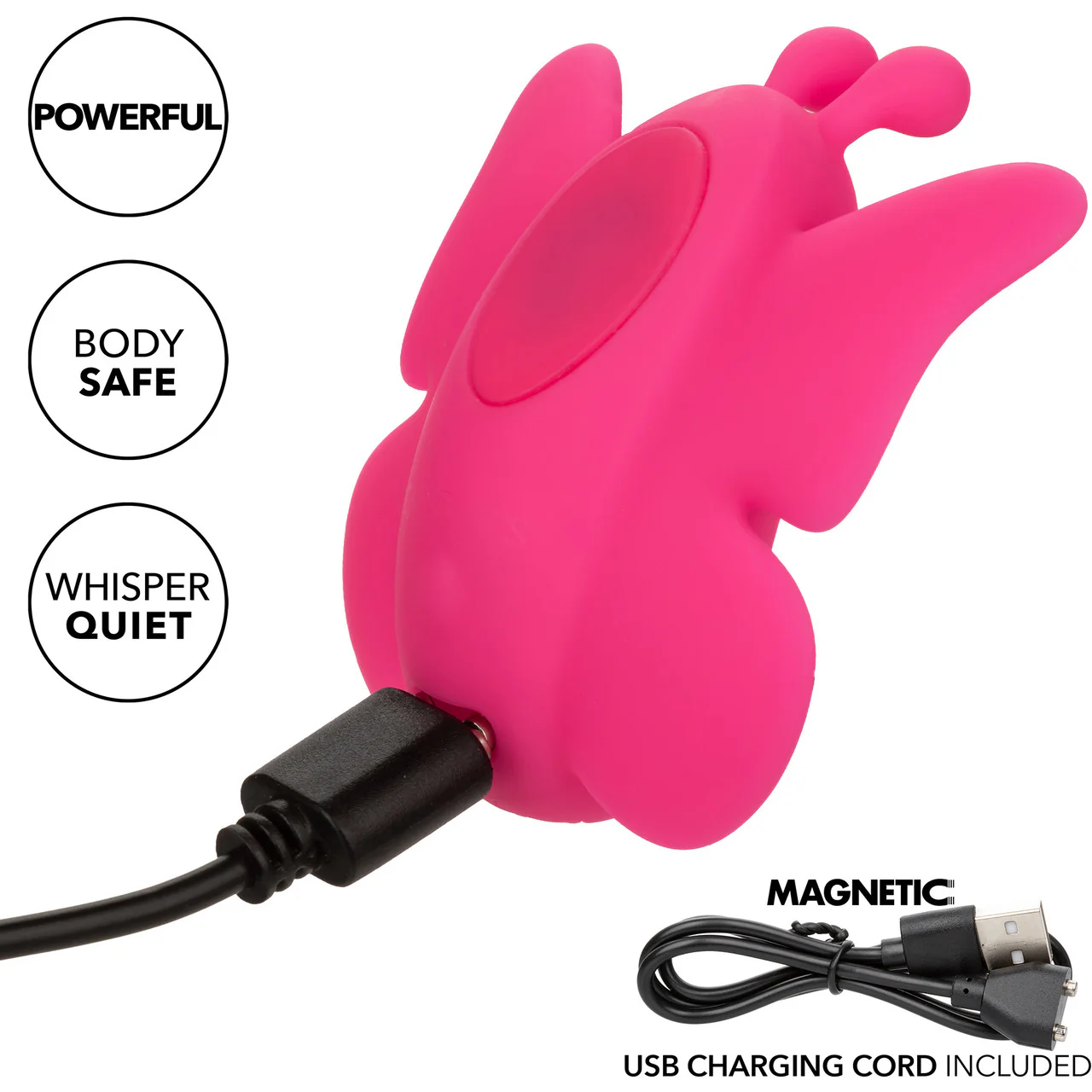 Neon Vibes The Flutter Vibe Rechargeable Waterproof Silicone Magnetic Panty Vibrator By CalExotics - Image 8