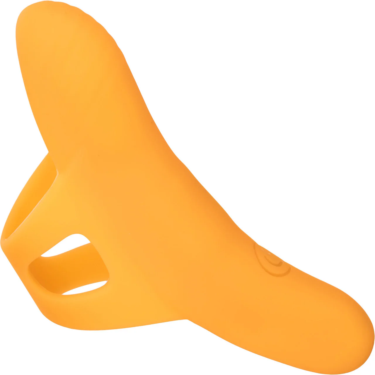 Neon Vibes - The Pleasure Vibe Rechargeable Silicone Finger Vibrator By CalExotics - Orange - Image 3