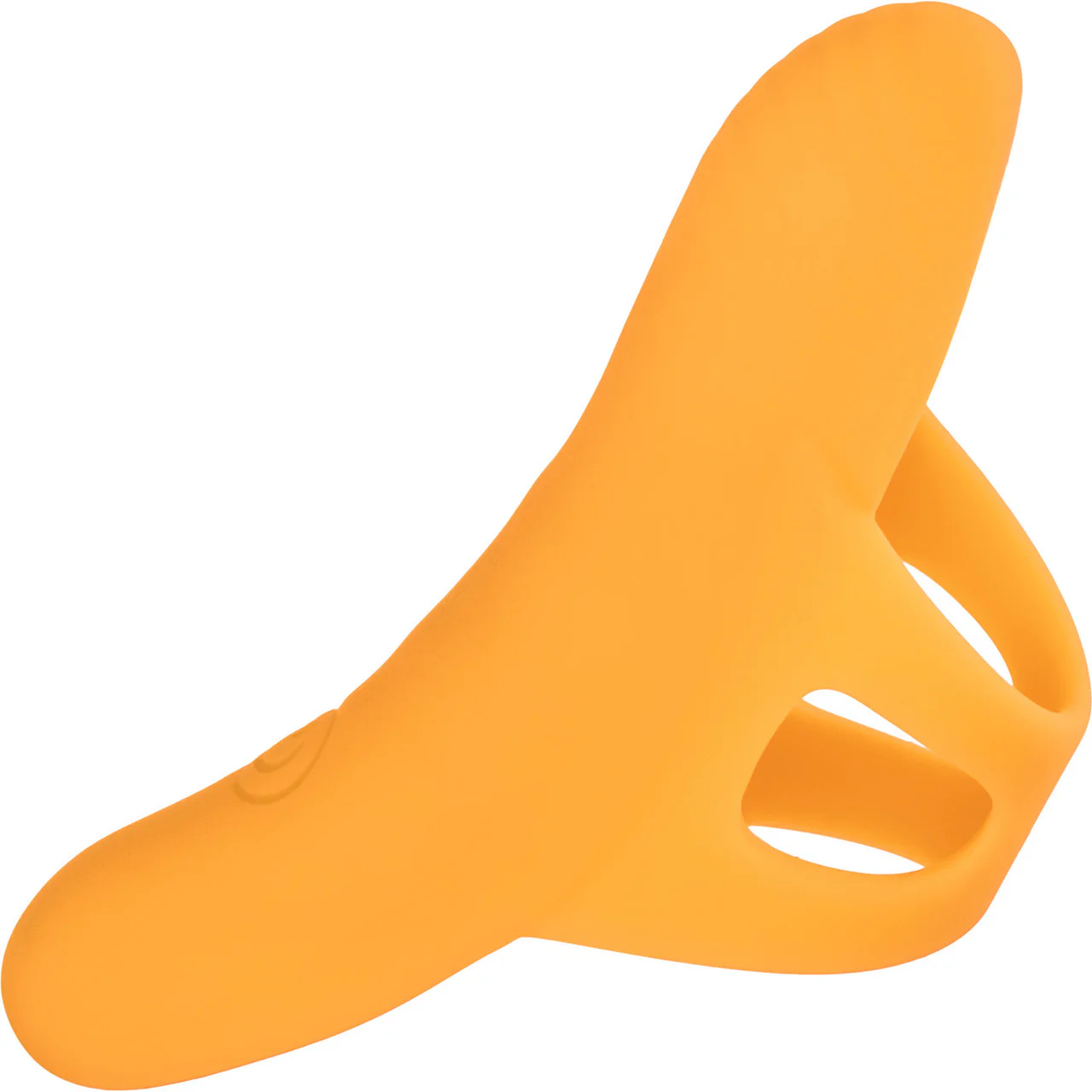 Neon Vibes - The Pleasure Vibe Rechargeable Silicone Finger Vibrator By CalExotics - Orange - Image 5