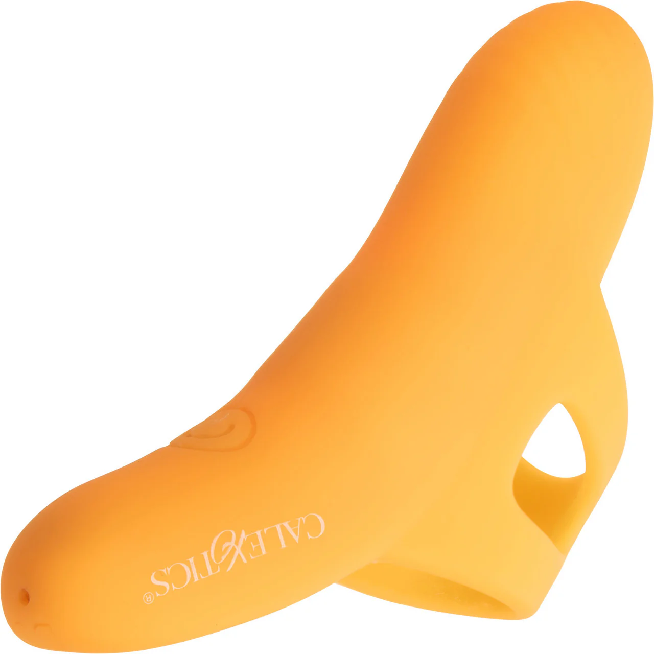 Neon Vibes - The Pleasure Vibe Rechargeable Silicone Finger Vibrator By CalExotics - Orange - Image 9