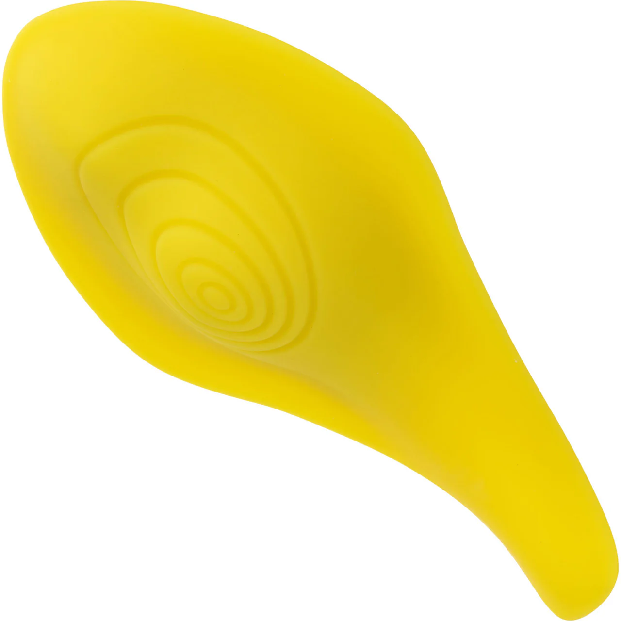 Neon Vibes - The Secret Vibe Rechargeable Silicone Lay On Vibrator With Remote By CalExotics - Yellow - Image 9