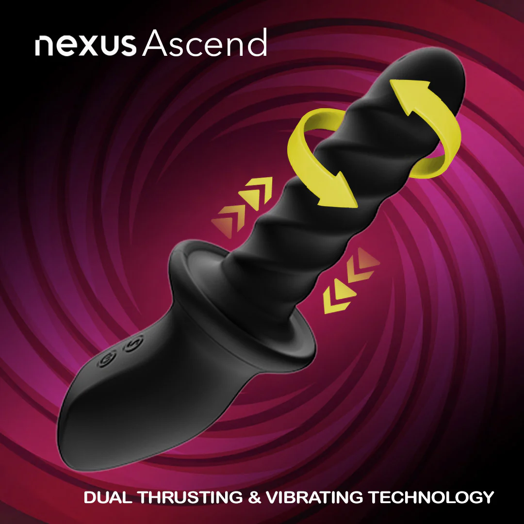 Nexus Ascend Thrusting Rotating Rechargeable Silicone Massager - Image 2