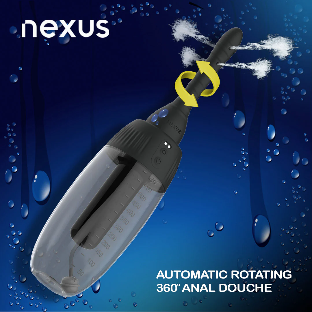 Nexus Automatic Rotating Rechargeable Anal Douche - Image 6