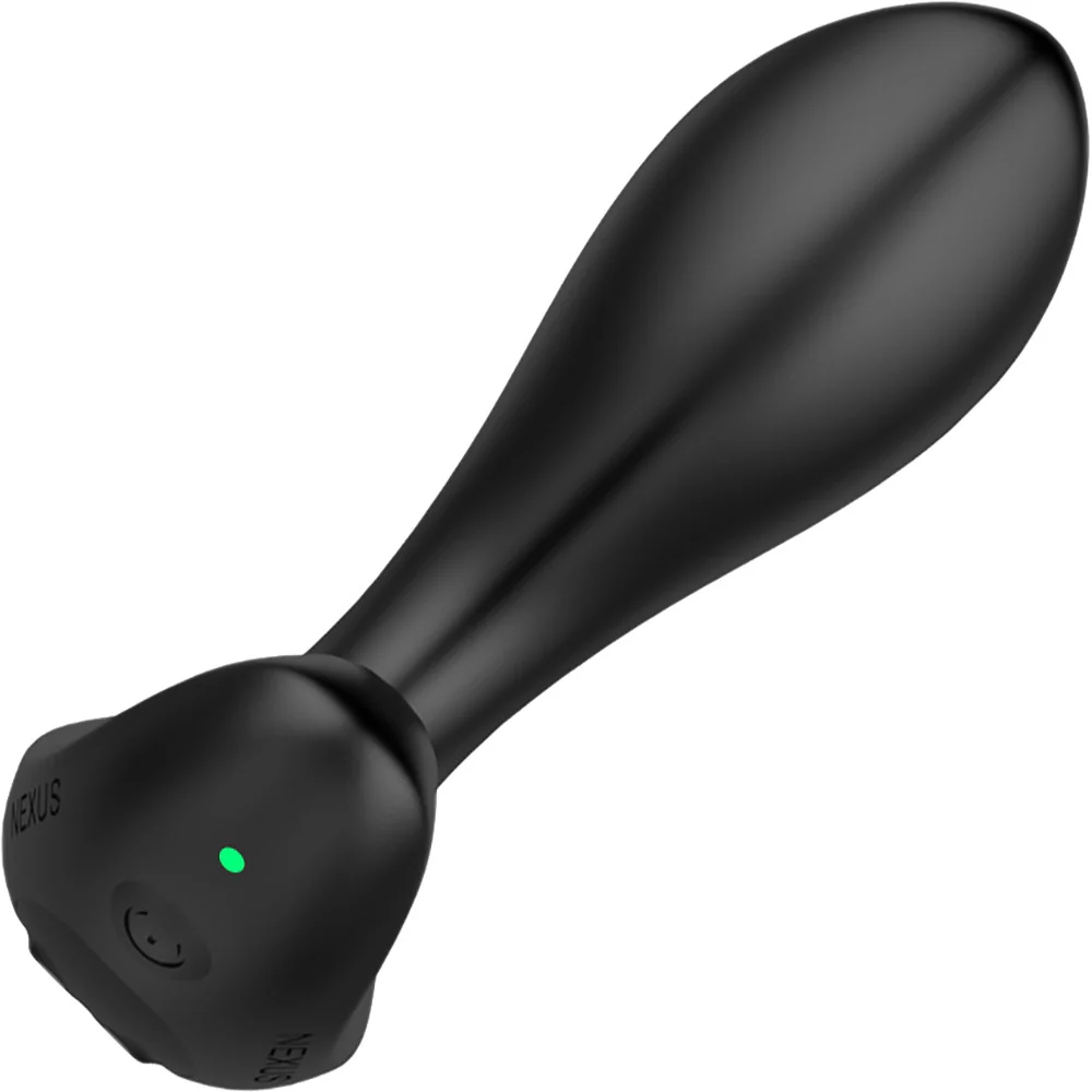 Nexus Duo Vibrating Rechargeable Silicone Small Beginner Butt Plug With Remote - Image 3