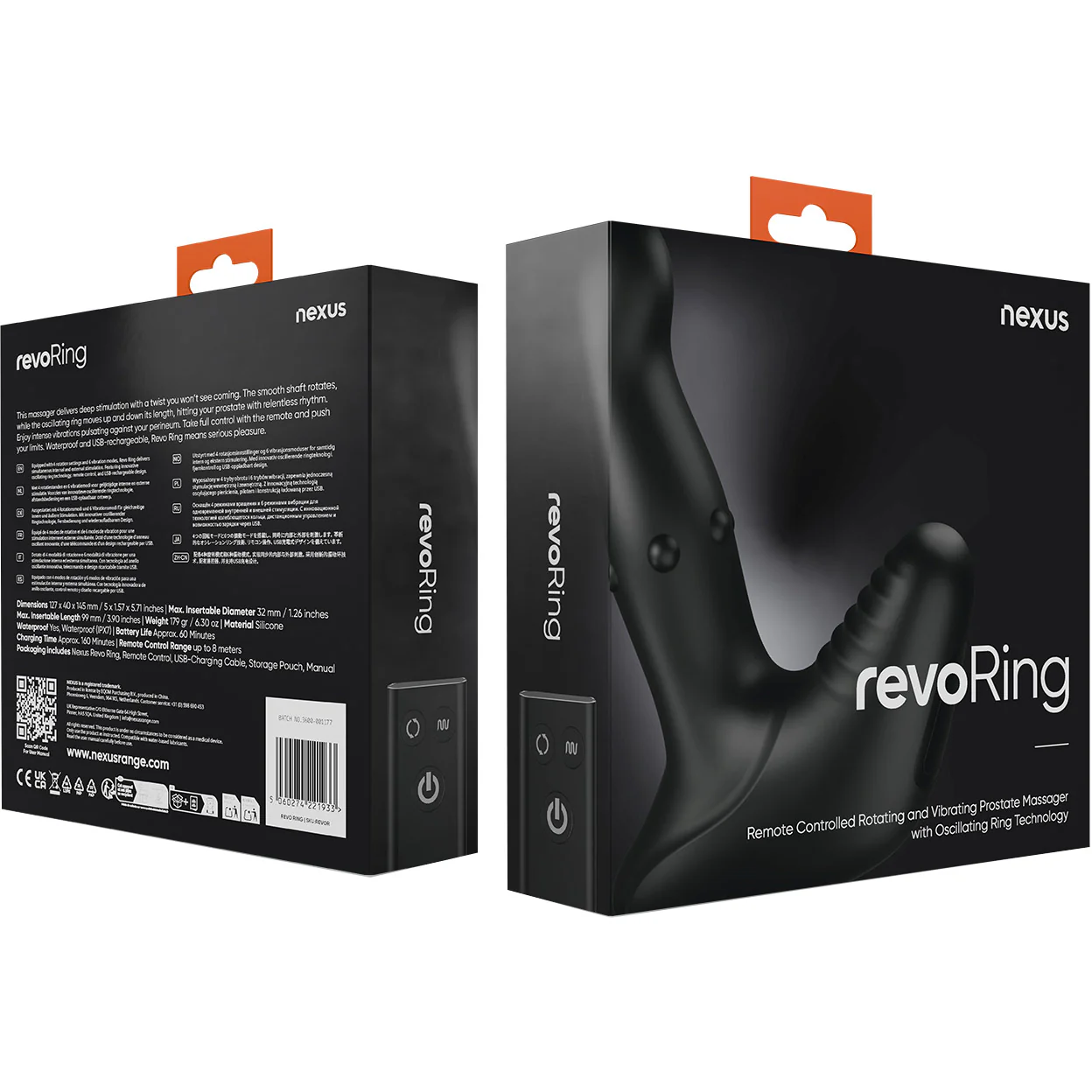 Nexus REVO Ring Oscillating Rotating Prostate Massager With Remote - Image 7
