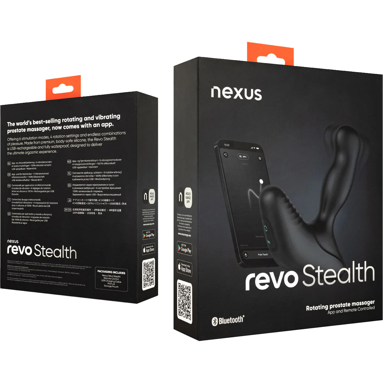 Nexus Revo Stealth 2.0 Rotating Vibrating Silicone Prostate Massager With Remote - Image 13