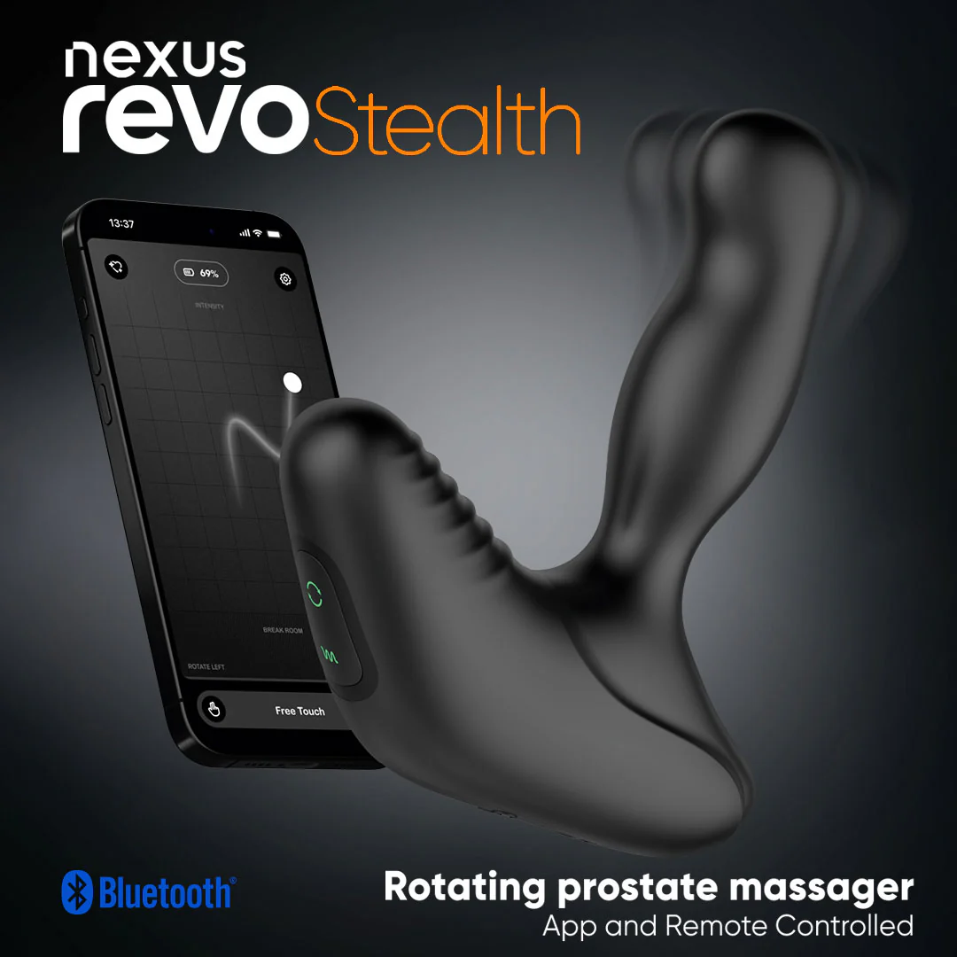 Nexus Revo Stealth 2.0 Rotating Vibrating Silicone Prostate Massager With Remote - Image 2
