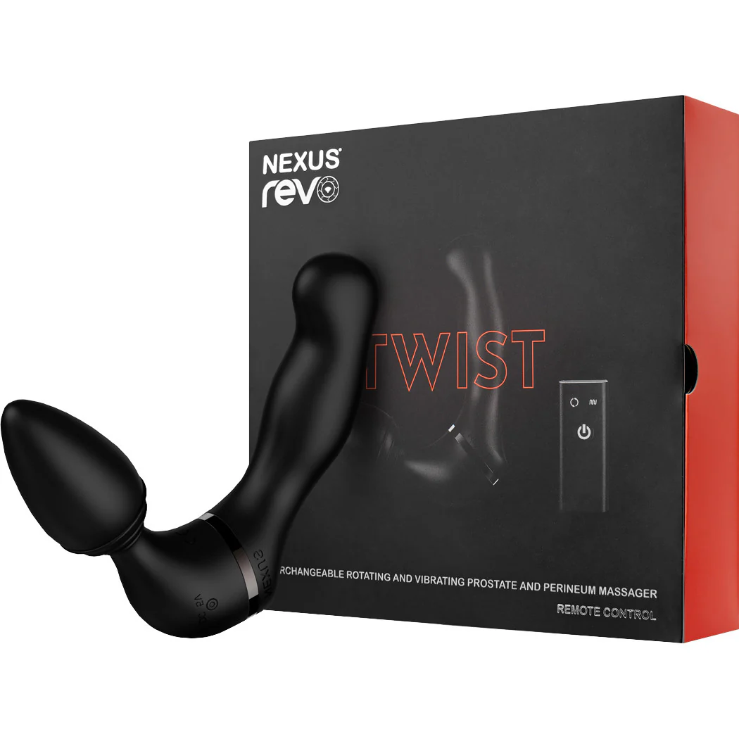 Nexus Revo Twist Dual Use Silicone Vibrating Anal Plug & Rotating Prostate Massager With Remote - Image 11