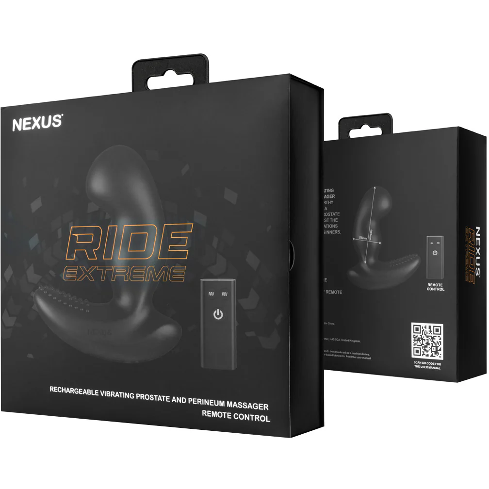 Nexus Ride Extreme Rechargeable Silicone Vibrating Prostate & Perineum Massager With Remote - Image 13