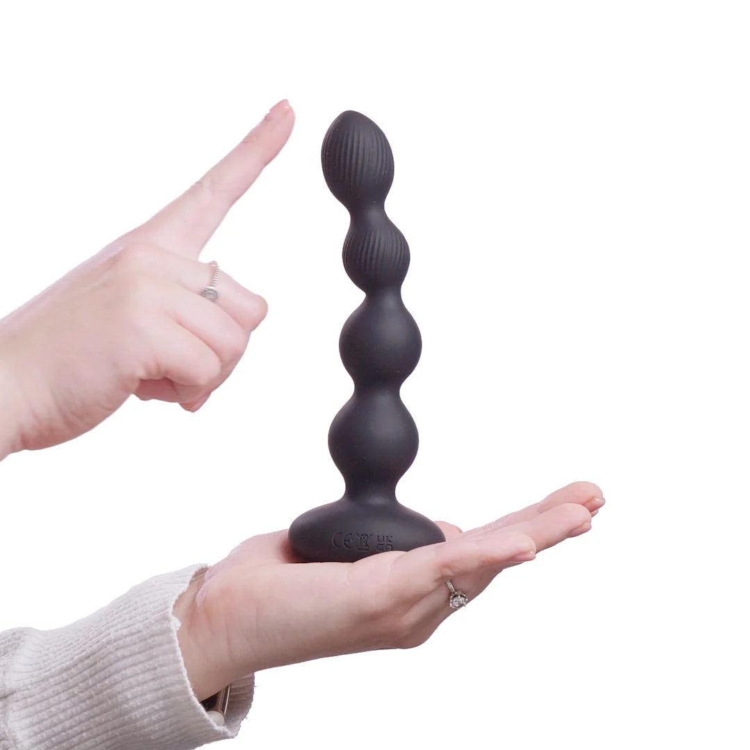 Nexus Tornado Probe Rechargeable Waterproof Silicone Rotating & Vibrating Anal Beads With Remote - Image 4