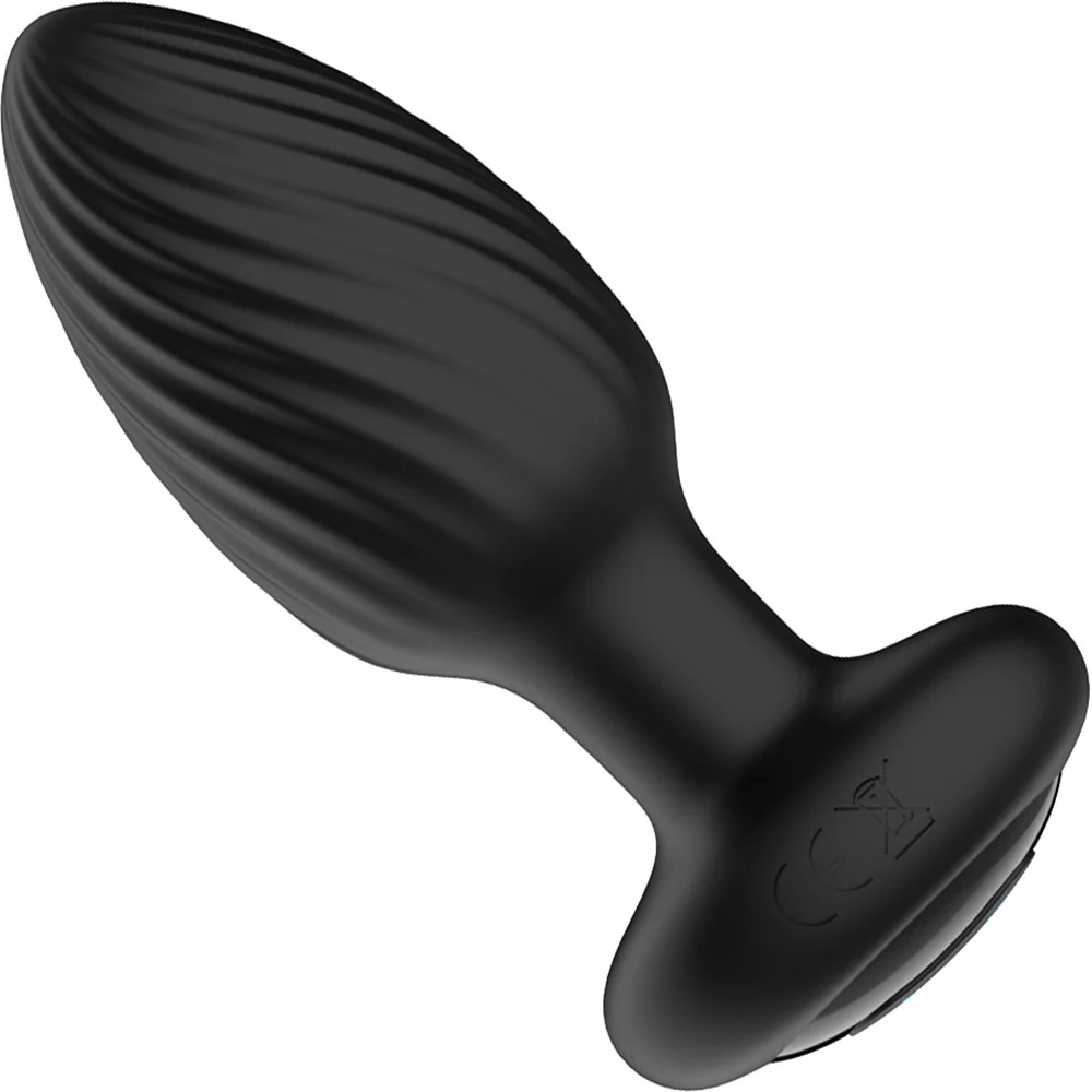 Nexus Tornado Rotating & Vibrating Rechargeable Silicone Butt Plug With Remote - Image 2