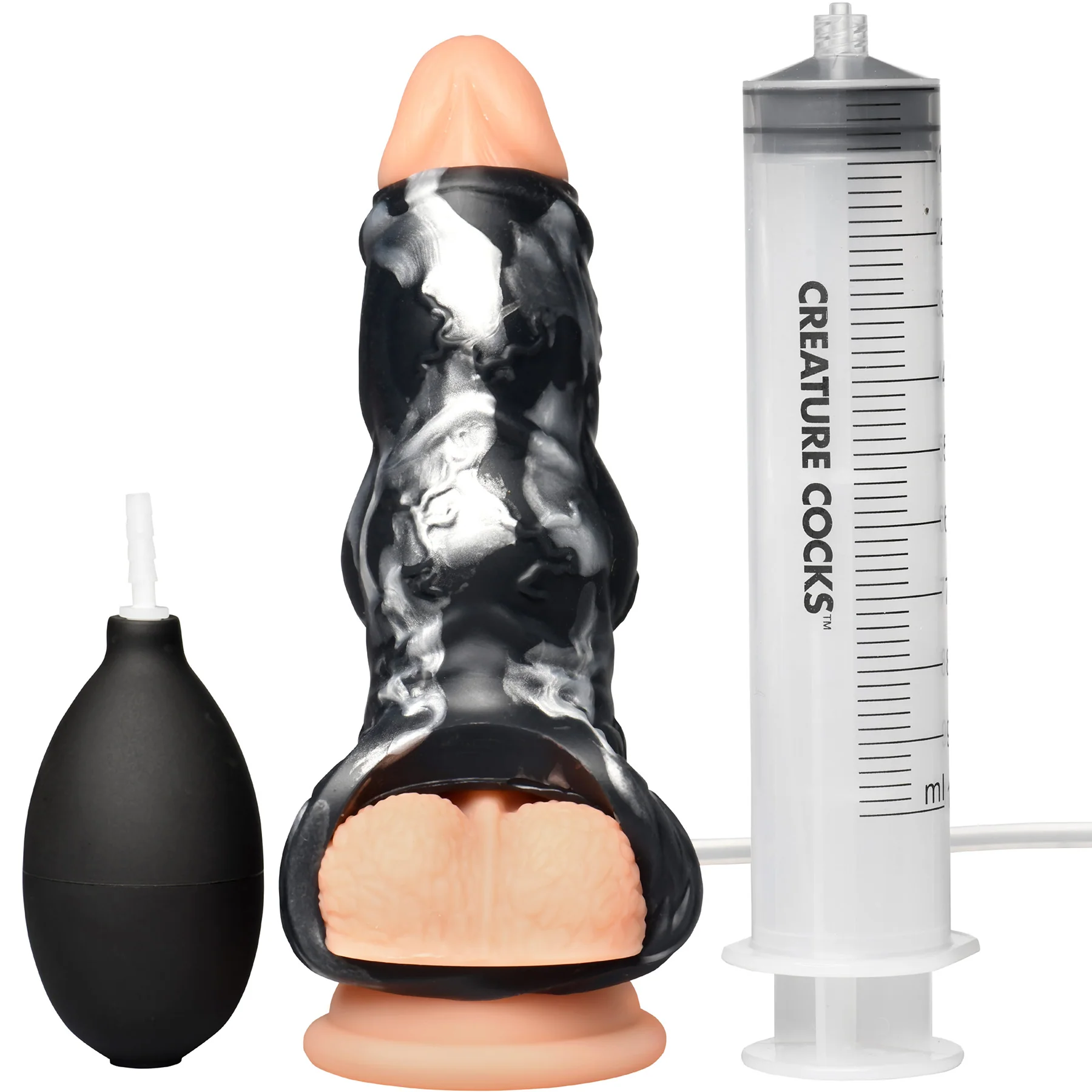 Night Prowler Squirting Silicone Penis Enhancer By Creature Cocks - Image 3