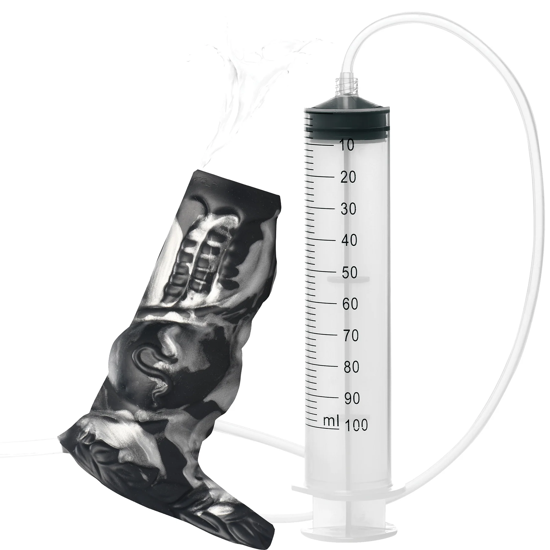 Night Prowler Squirting Silicone Penis Enhancer By Creature Cocks - Image 5
