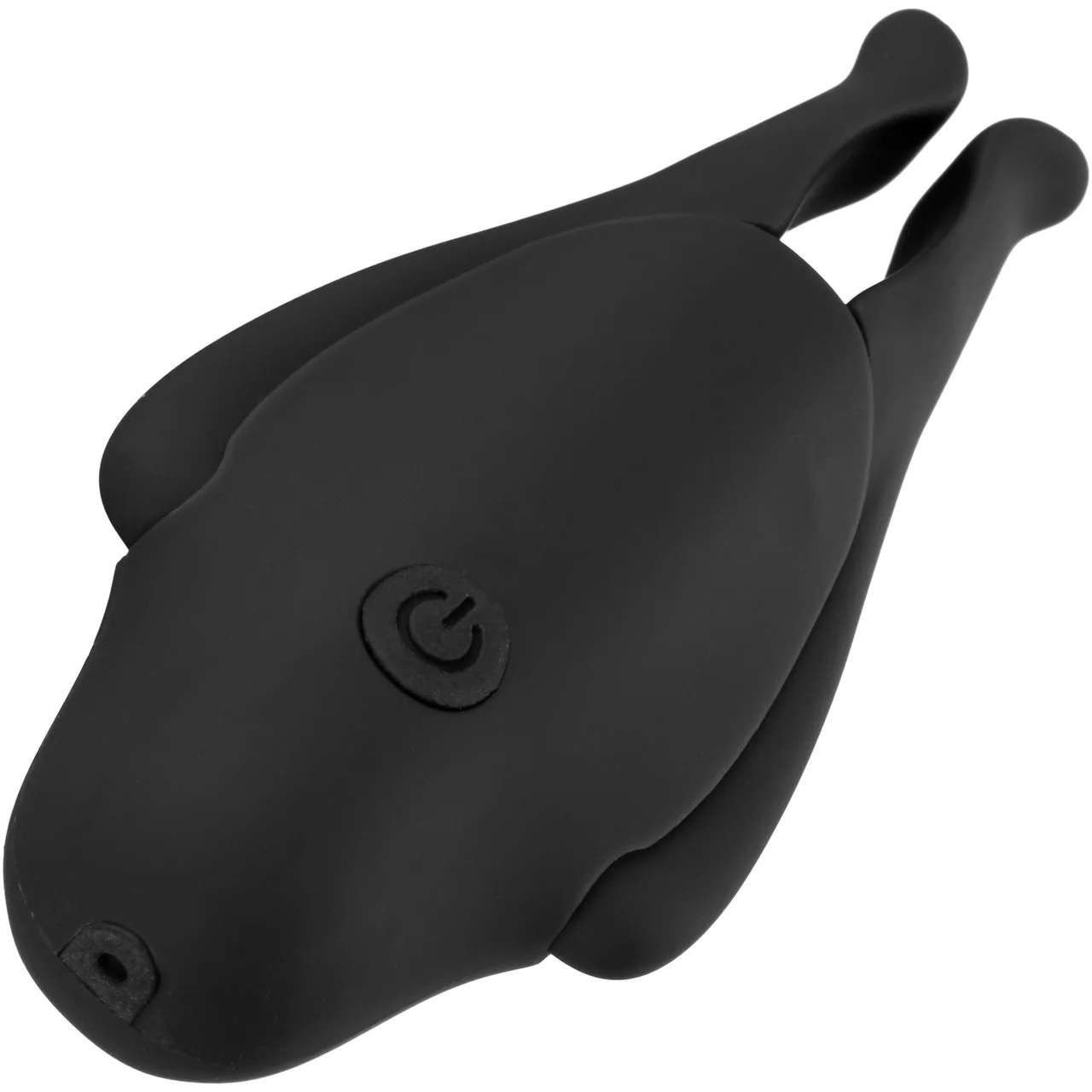 Nipple Play Nipplettes Rechargeable Vibrating Nipple Clamps By CalExotics - Black - Image 3