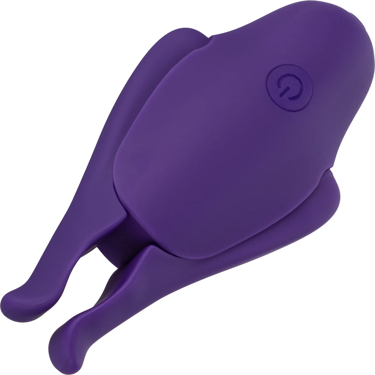 Nipple Play Nipplettes Rechargeable Vibrating Nipple Clamps By CalExotics - Purple - Image 4