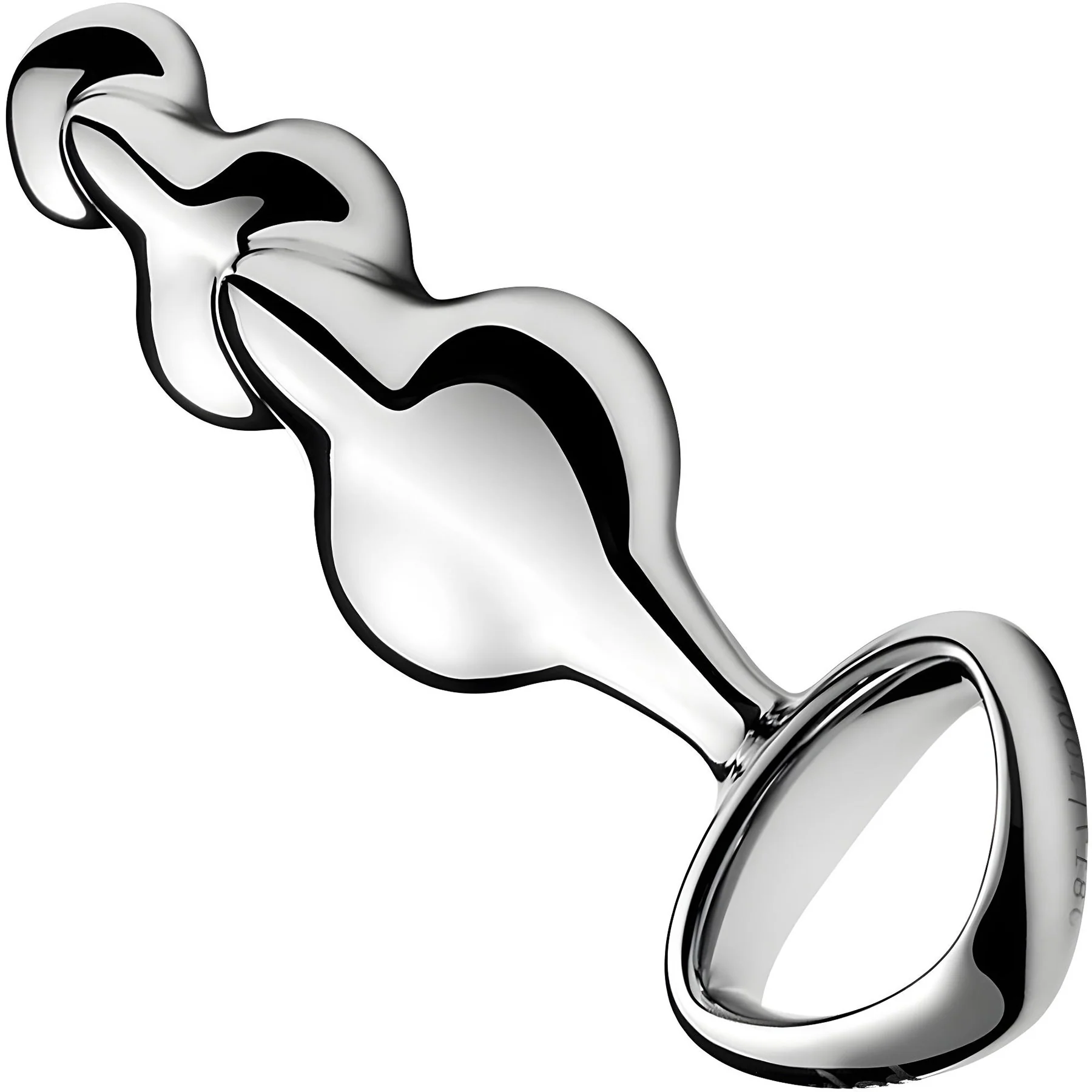 Njoy Disco Stainless Steel Contoured Butt Plug - Image 2