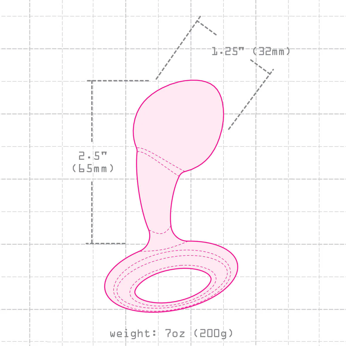 Njoy Pure Plug Stainless Steel Butt Plug - Medium - Image 4