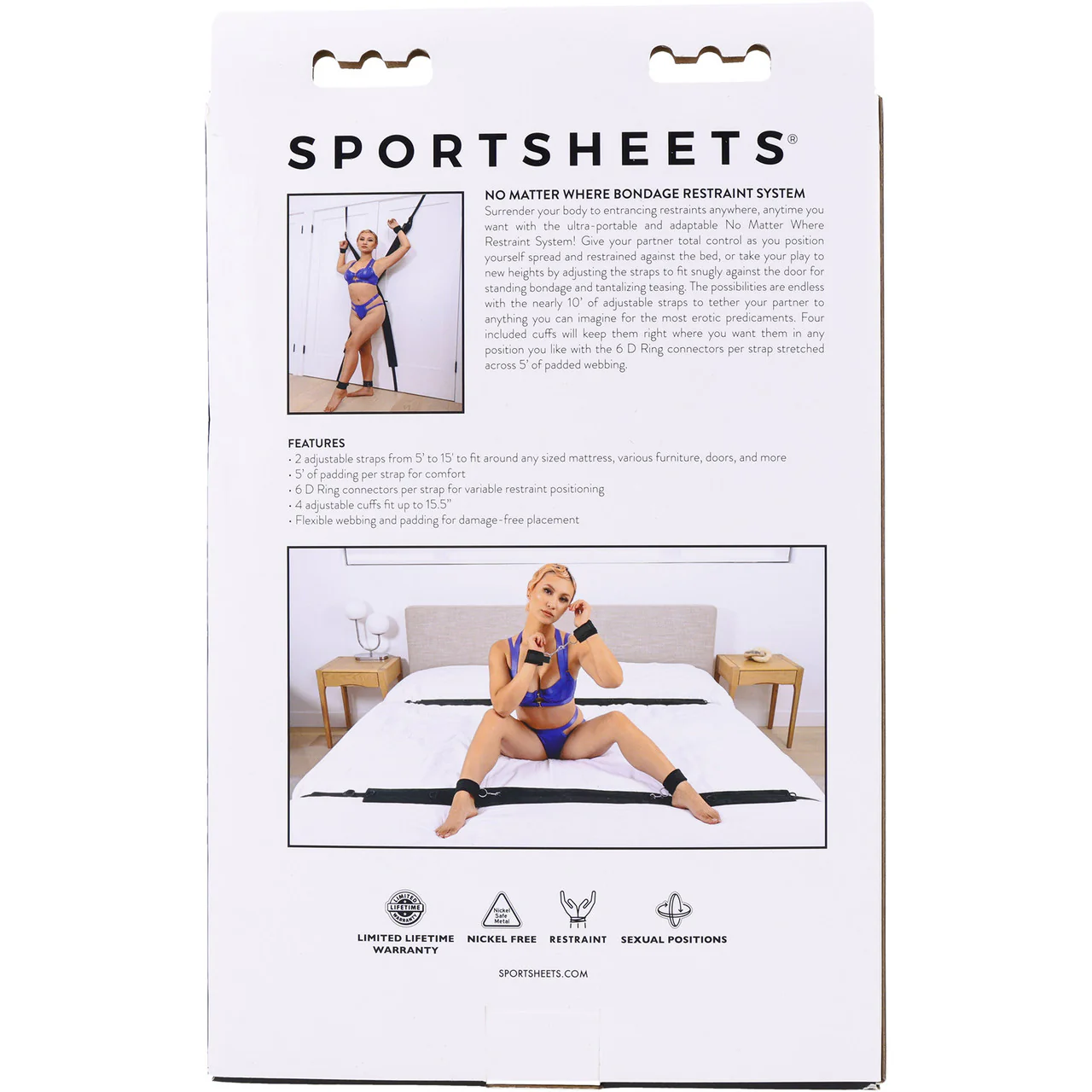 No Matter Where Bondage Restraint System By Sportsheets - Image 13