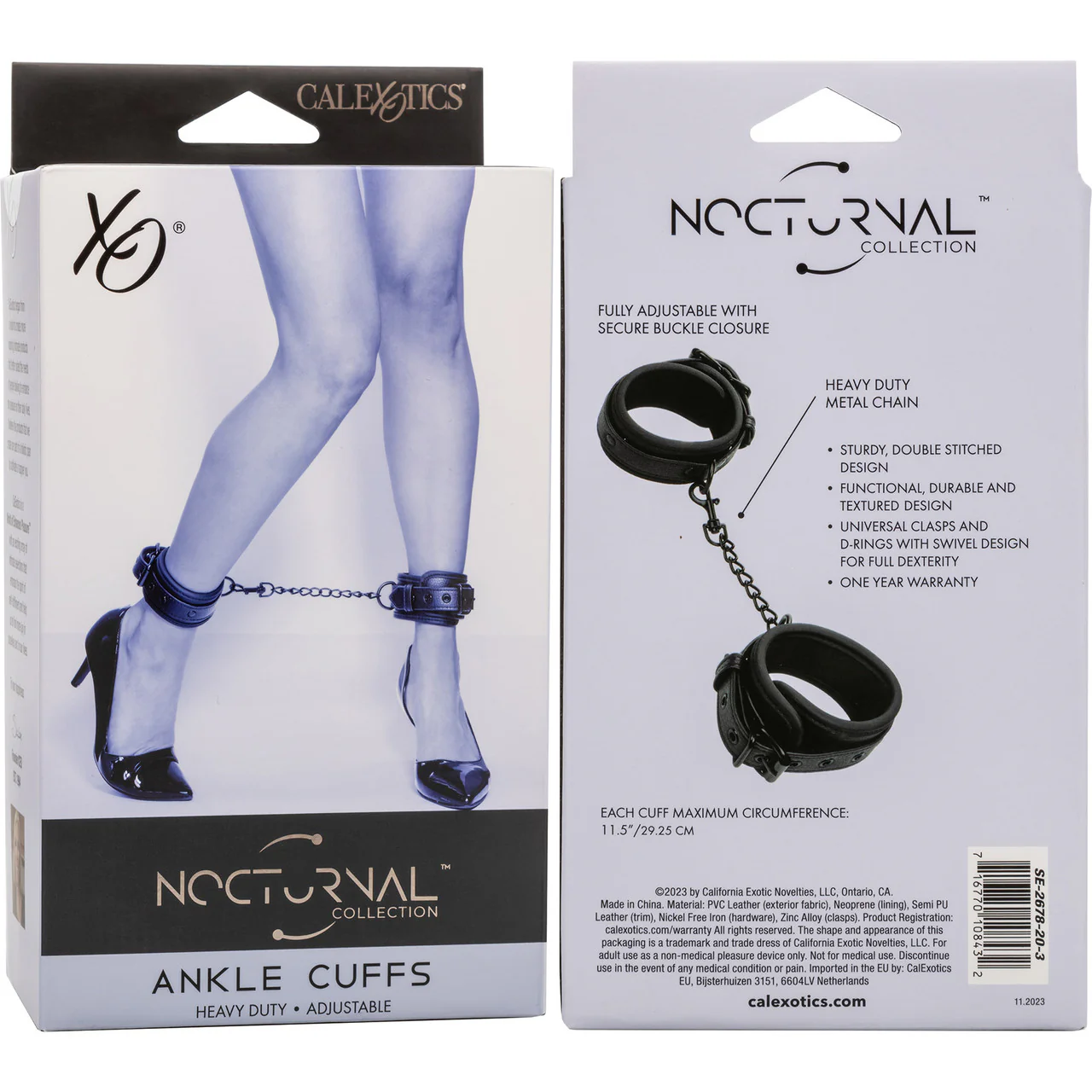 Nocturnal® Collection Ankle Cuffs By CalExotics - Image 6