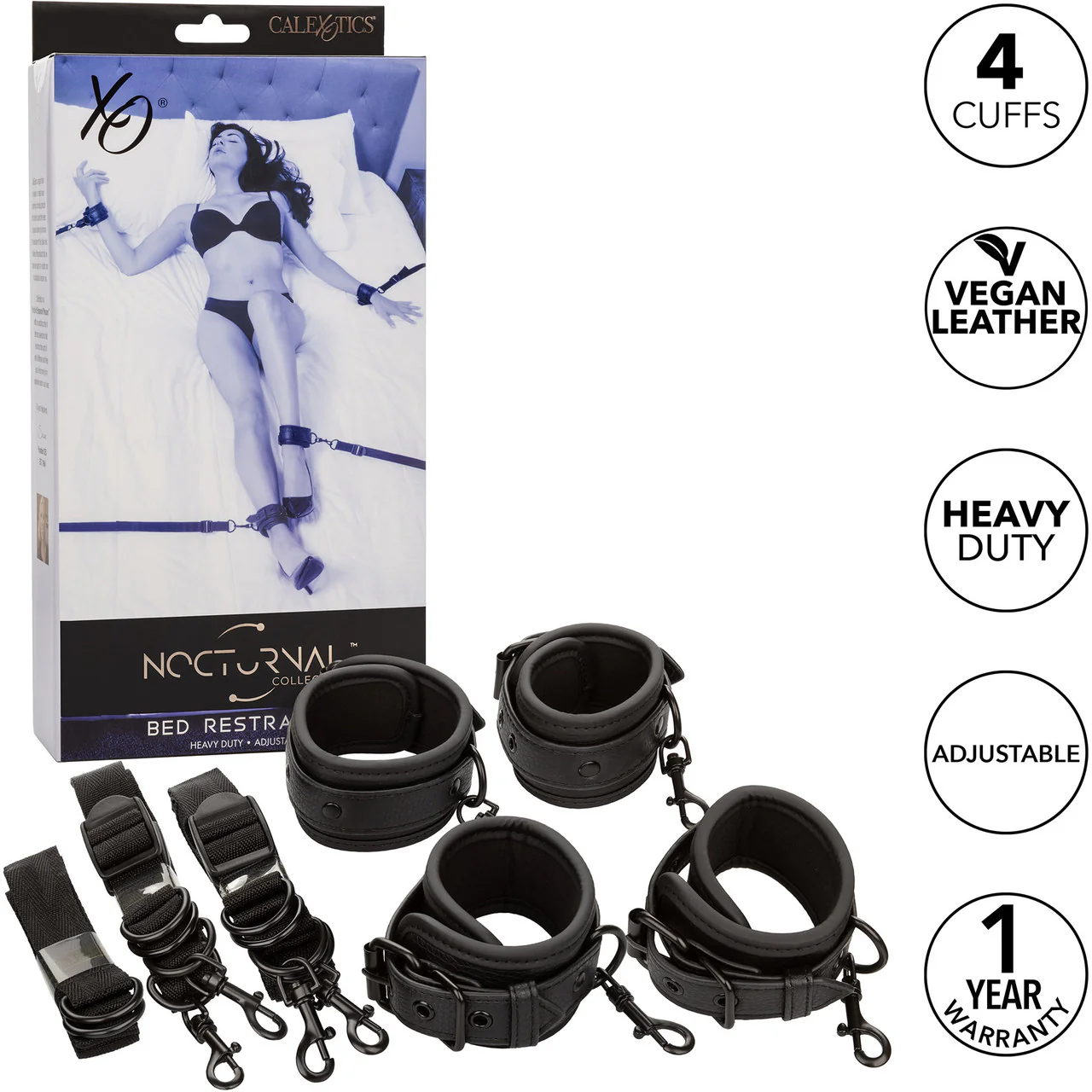 Nocturnal® Collection Bed Restraints By CalExotics - Image 6