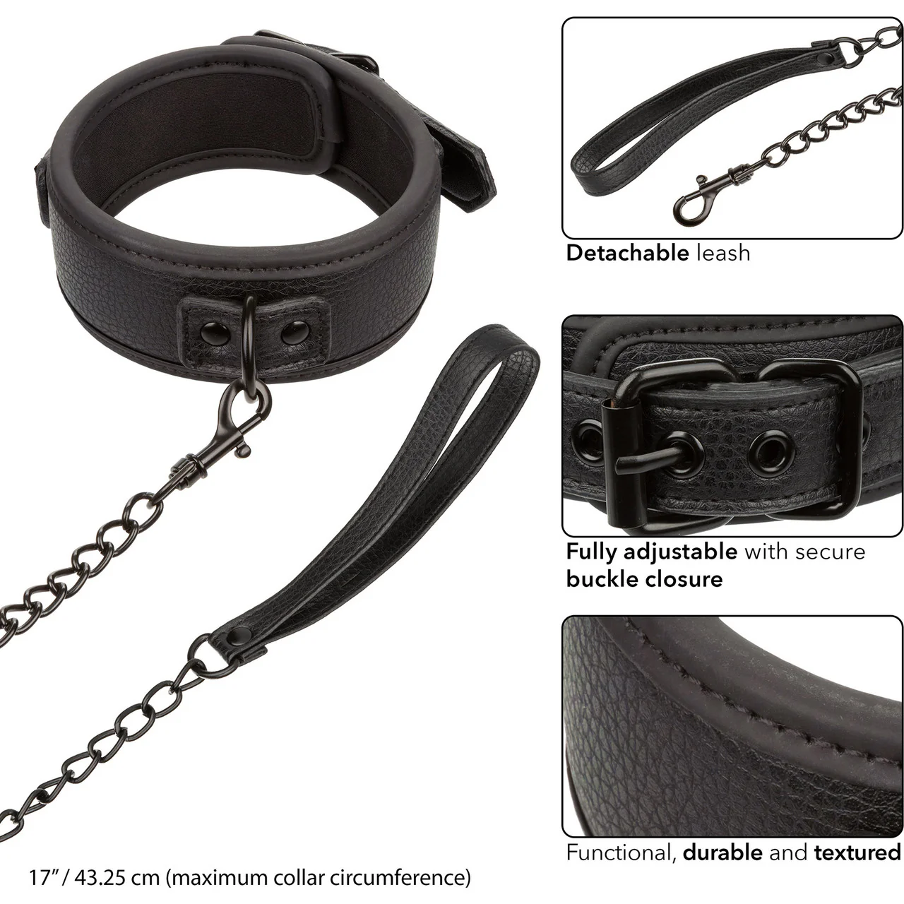 Nocturnal® Collection Collar & Leash By CalExotics - Image 5