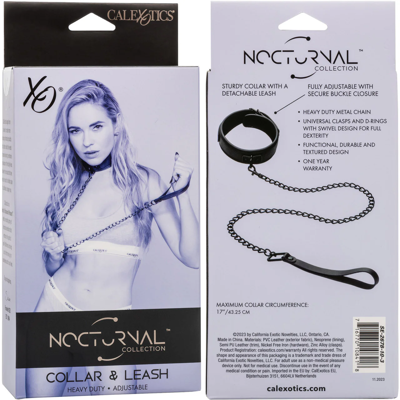 Nocturnal® Collection Collar & Leash By CalExotics - Image 7