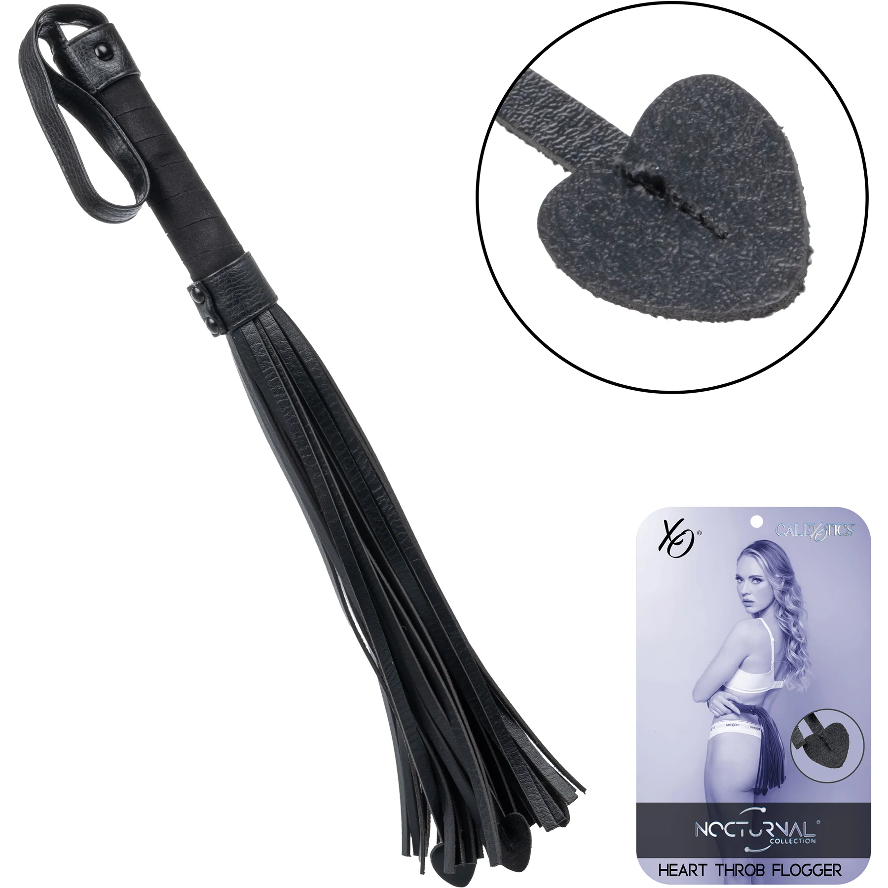 Nocturnal® Collection Heart Throb Flogger By CalExotics - Image 3