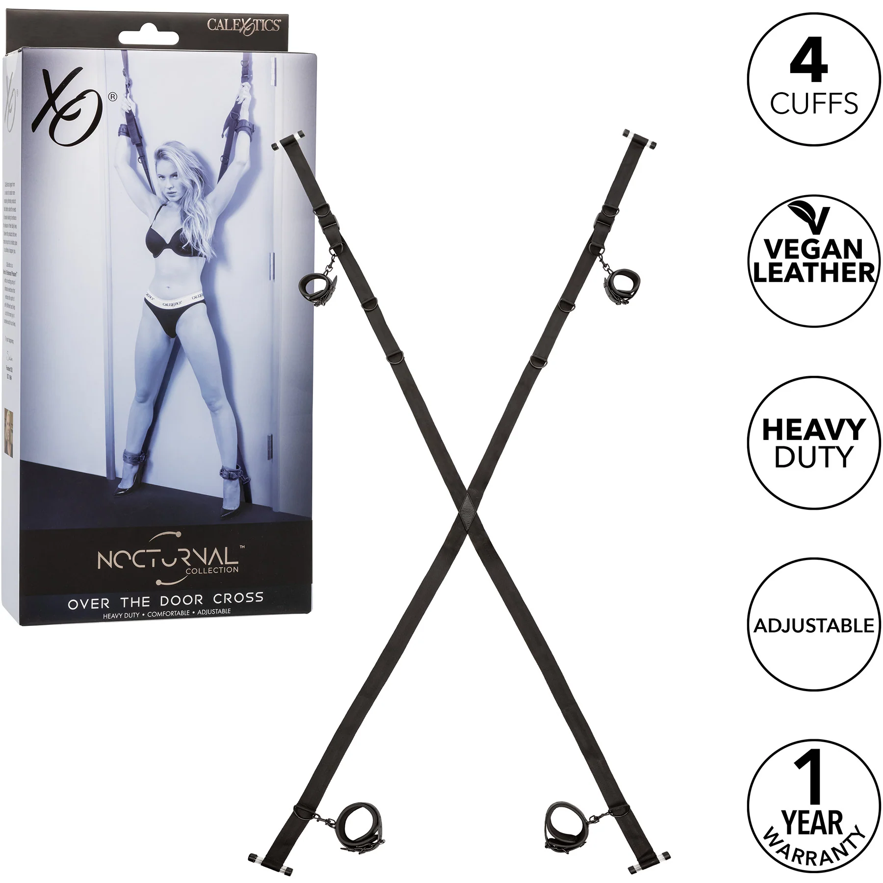 Nocturnal® Collection Over The Door Cross By CalExotics - Image 3