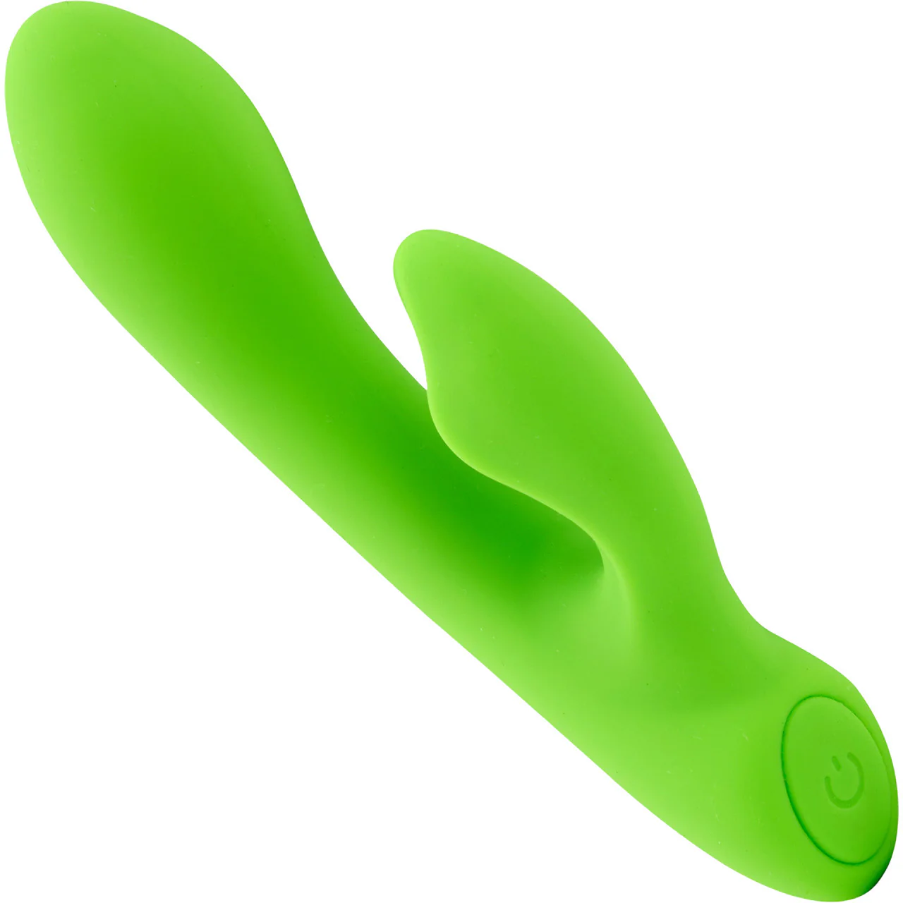 Nubii Jolie Rabbit Rechargeable Warming Mini Dual Stimulation Waterproof Vibrator By Nu Sensuelle - Lime Green - Image 2