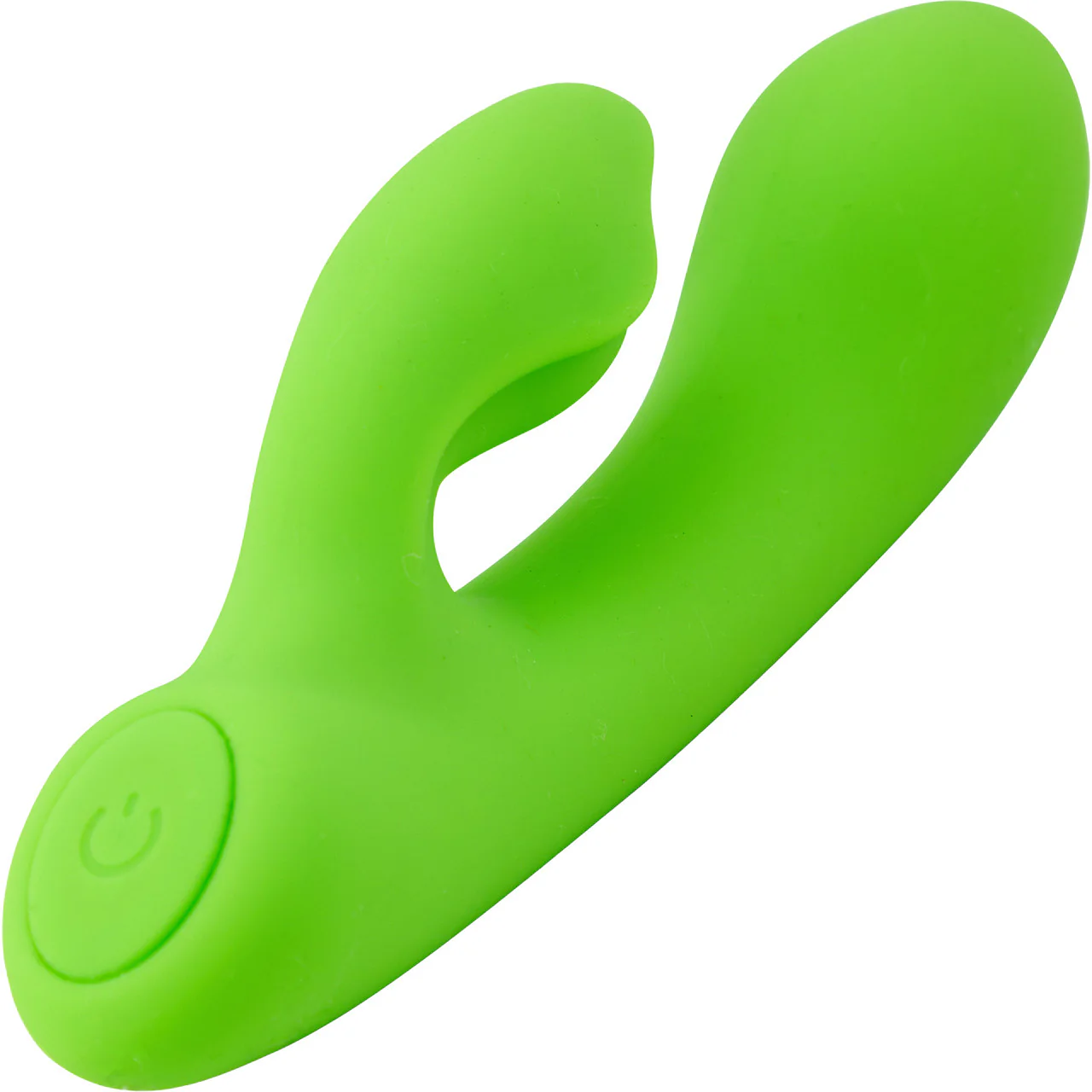 Nubii Jolie Rabbit Rechargeable Warming Mini Dual Stimulation Waterproof Vibrator By Nu Sensuelle - Lime Green - Image 3