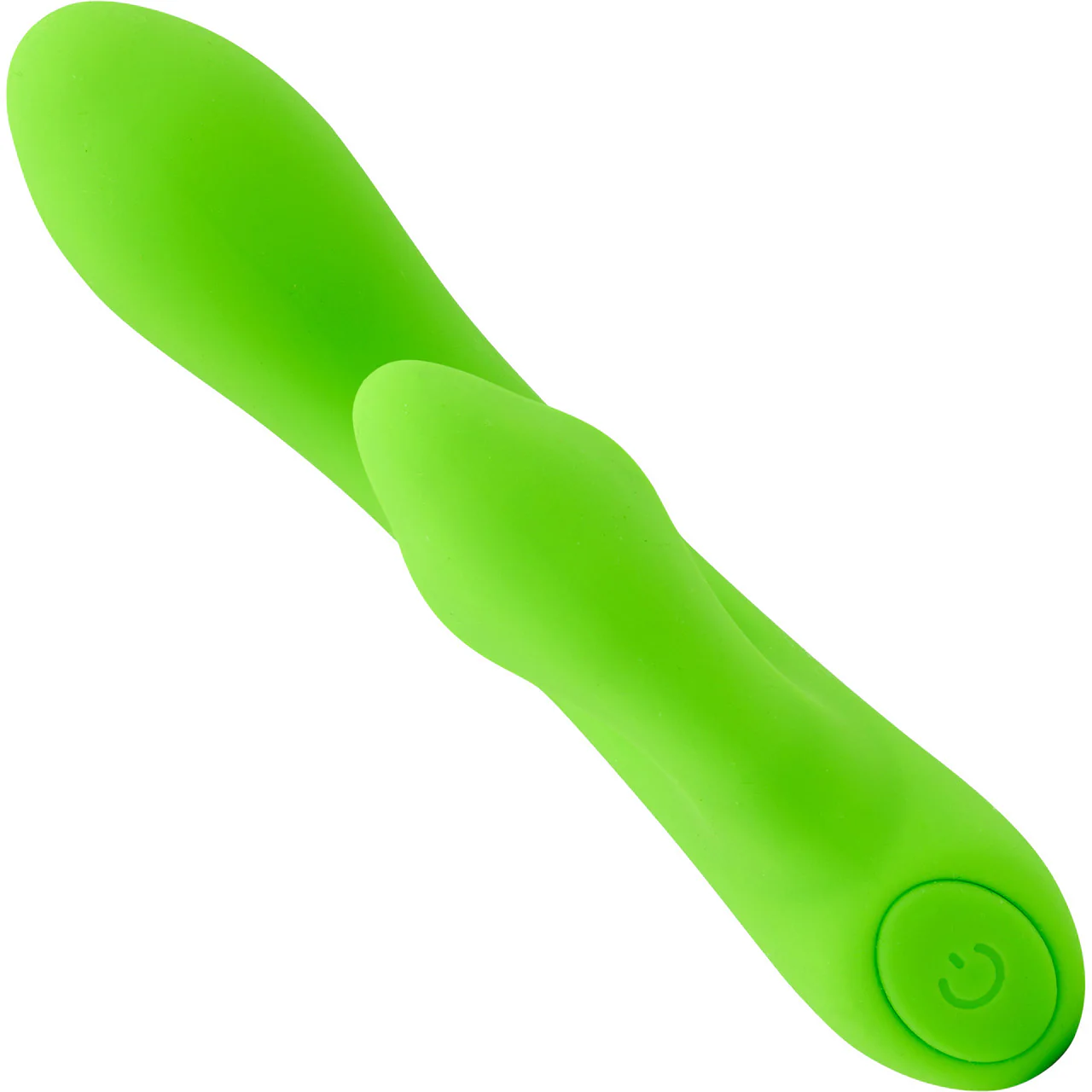 Nubii Jolie Rabbit Rechargeable Warming Mini Dual Stimulation Waterproof Vibrator By Nu Sensuelle - Lime Green - Image 4