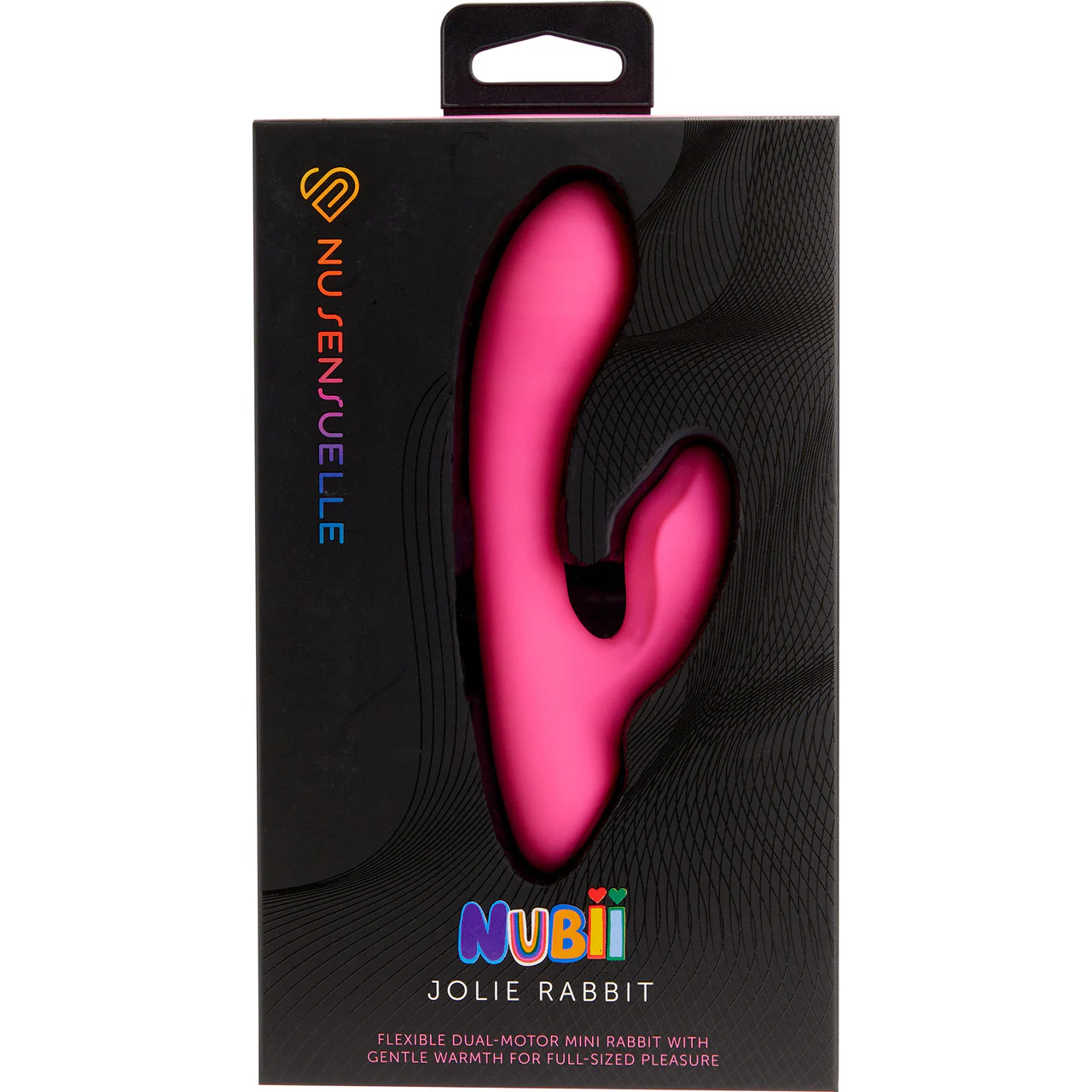 Nubii Jolie Rabbit Rechargeable Warming Mini Dual Stimulation Waterproof Vibrator By Nu Sensuelle - Pink - Image 5
