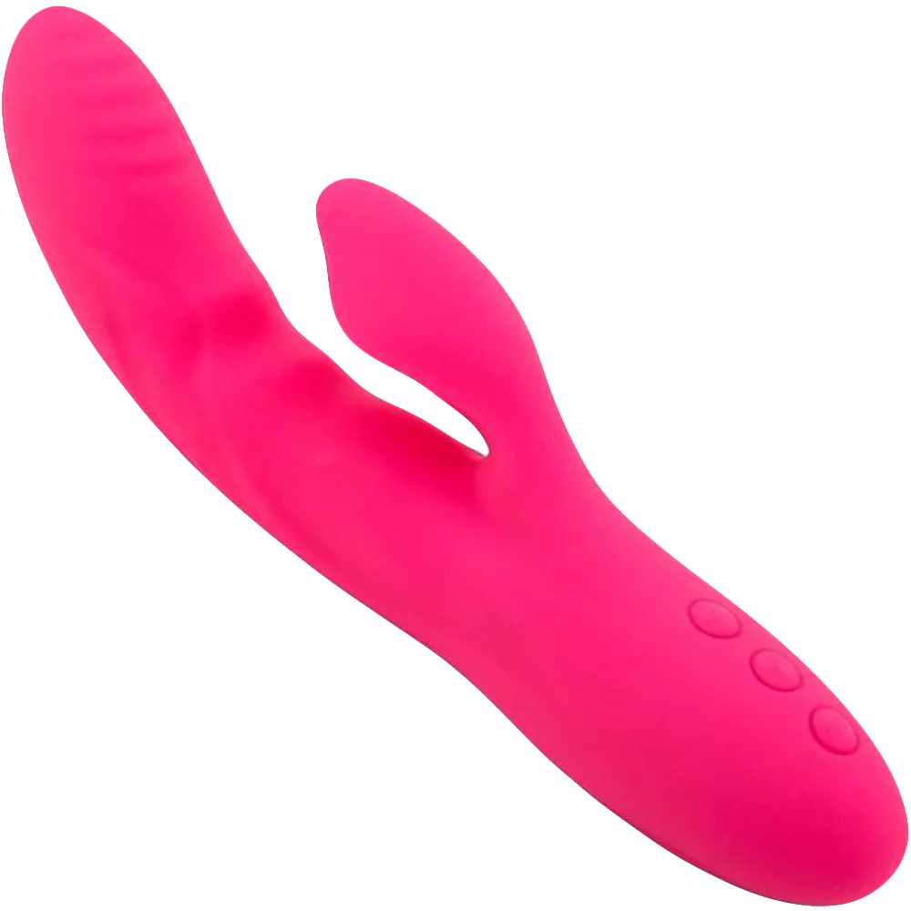 Nubii Kiah 17+3 Function Rabbit Rechargeable Silicone Dual Stim Vibrator By Nu Sensuelle - Pink - Image 3