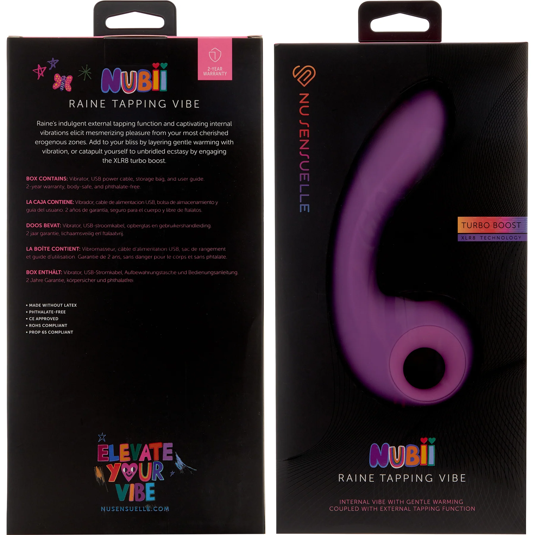 Nubii Raine Tapping Dual Stimulation Rechargeable Vibe By Nu Sensuelle - Image 4