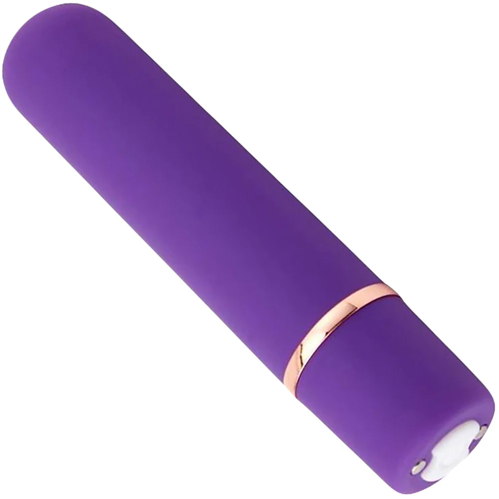 Nubii Tulla 10 Pattern Rechargeable Silicone Waterproof Bullet Vibrator By Nu Sensuelle - Purple - Image 2