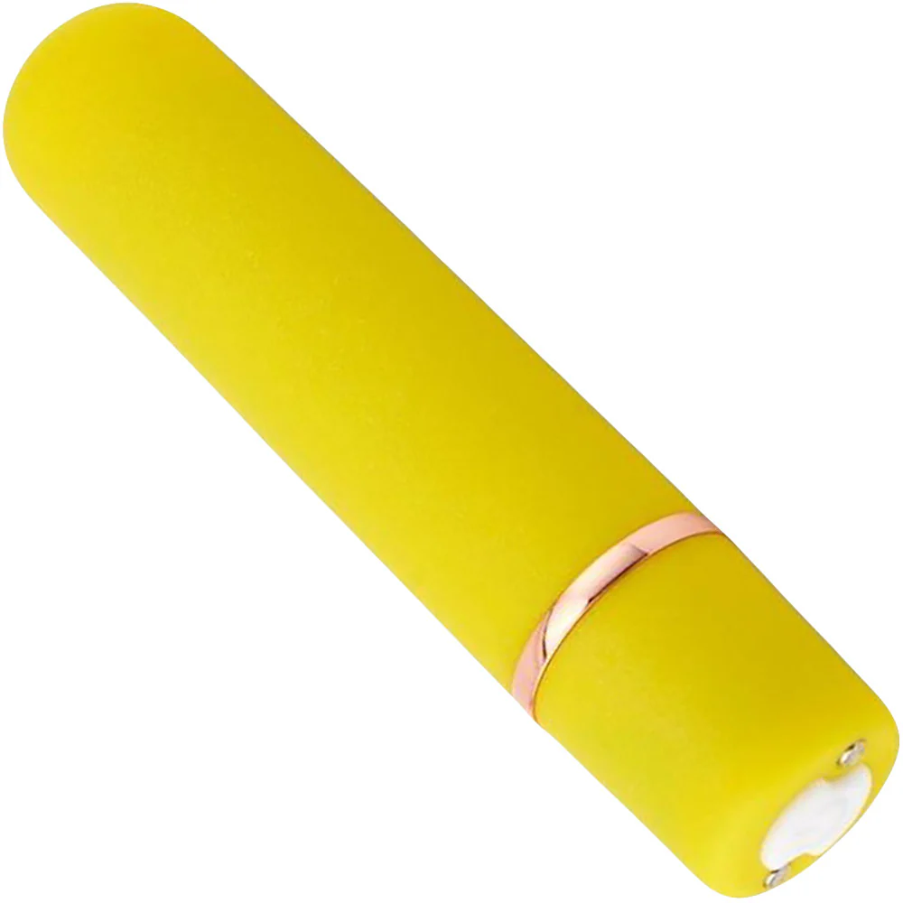 Nubii Tulla 10 Pattern Rechargeable Silicone Waterproof Bullet Vibrator By Nu Sensuelle - Yellow - Image 2